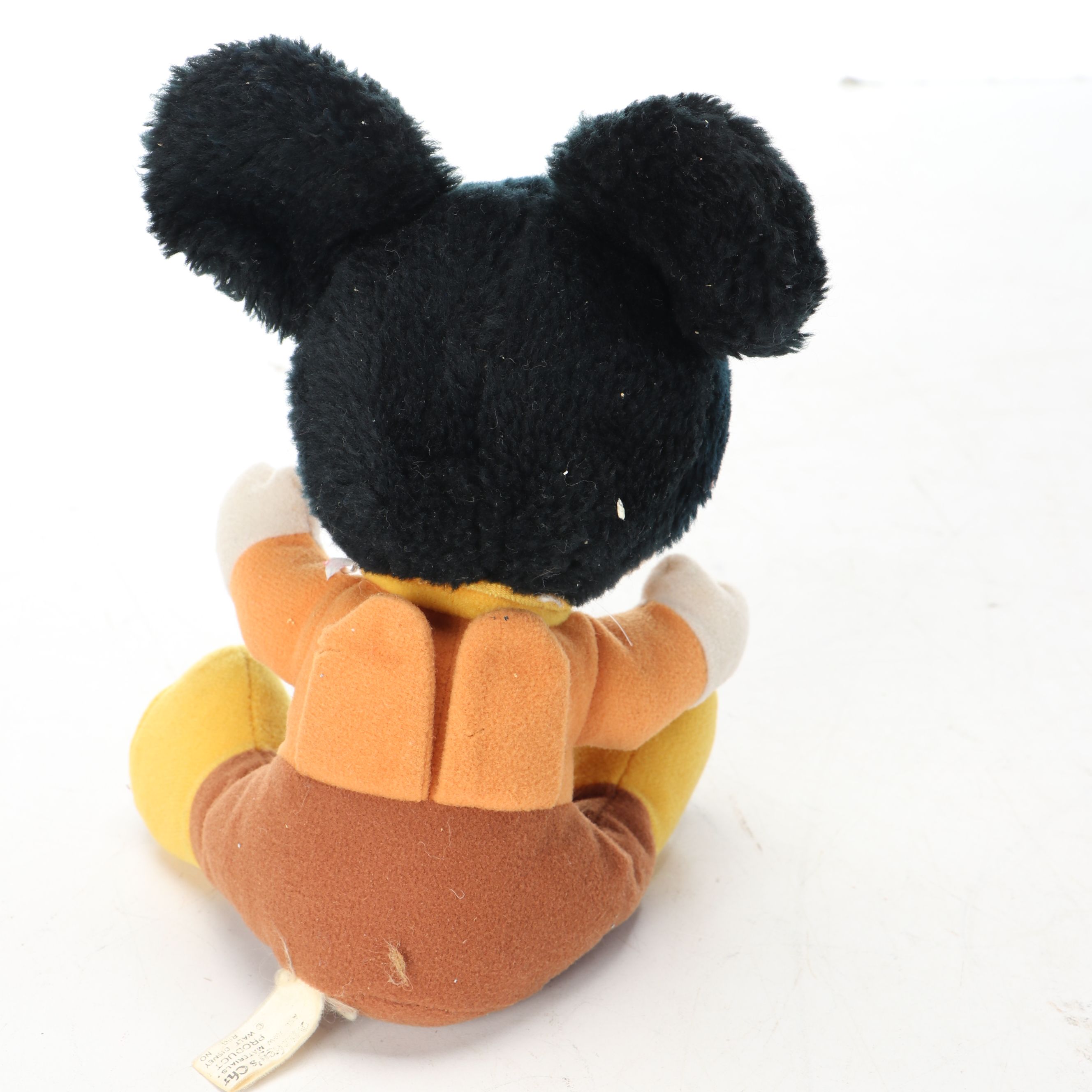 Talking Mickey Mouse Toy and Stuffed Mickey Mouse, Vintage