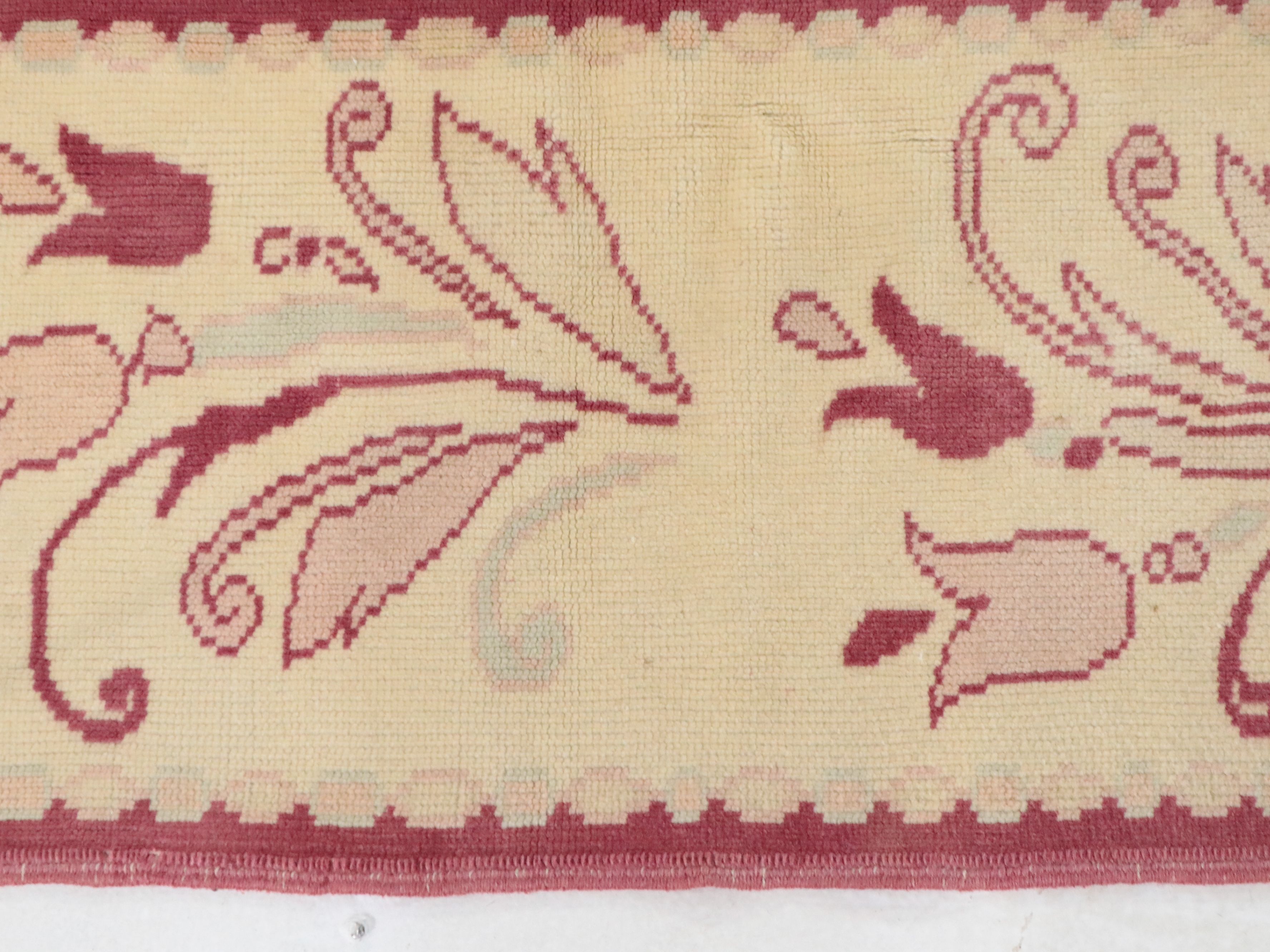 5'9 x 7'8 Hand-Knotted Turkish Oushak Style Area Rug