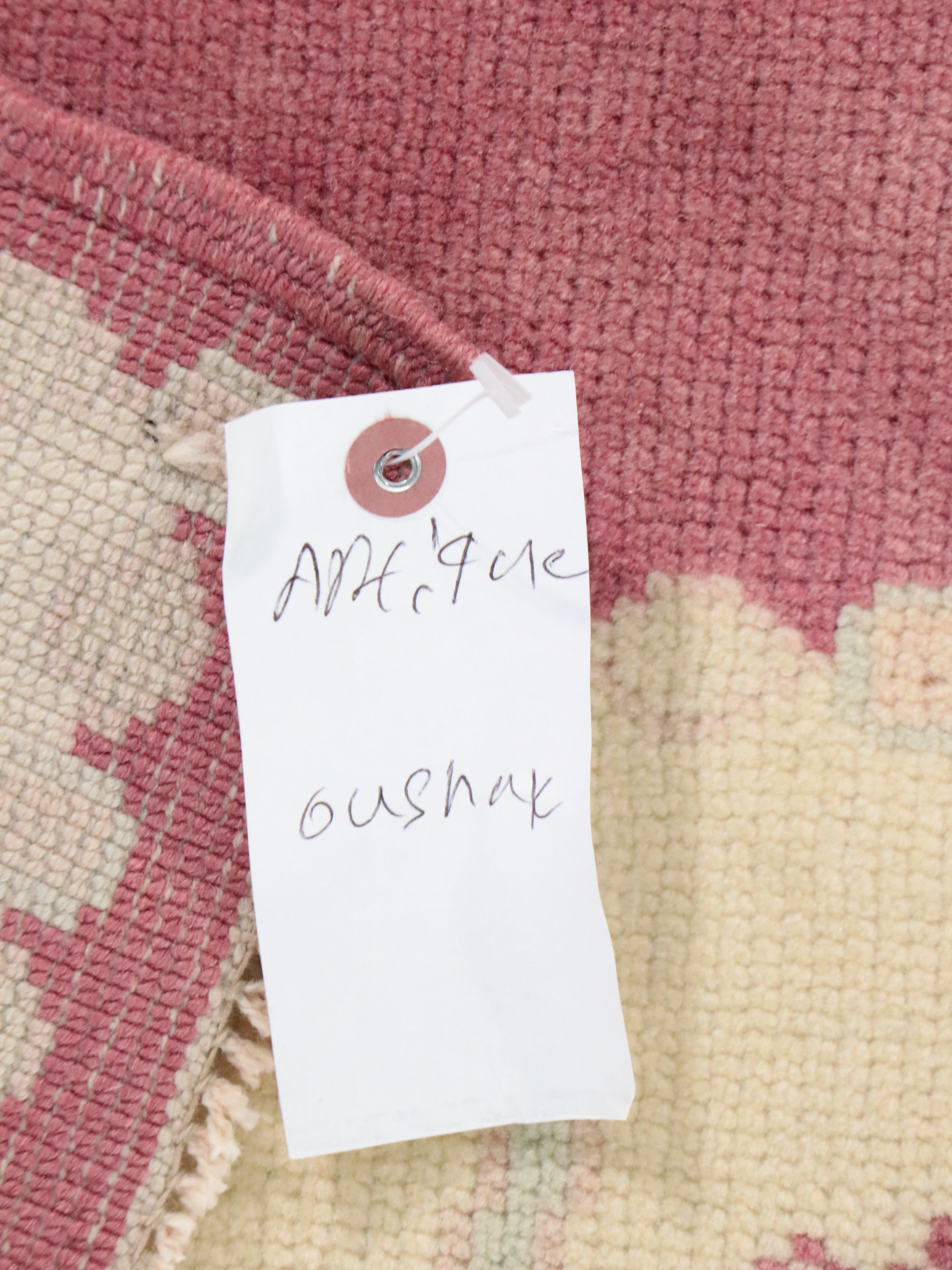 5'9 x 7'8 Hand-Knotted Turkish Oushak Style Area Rug