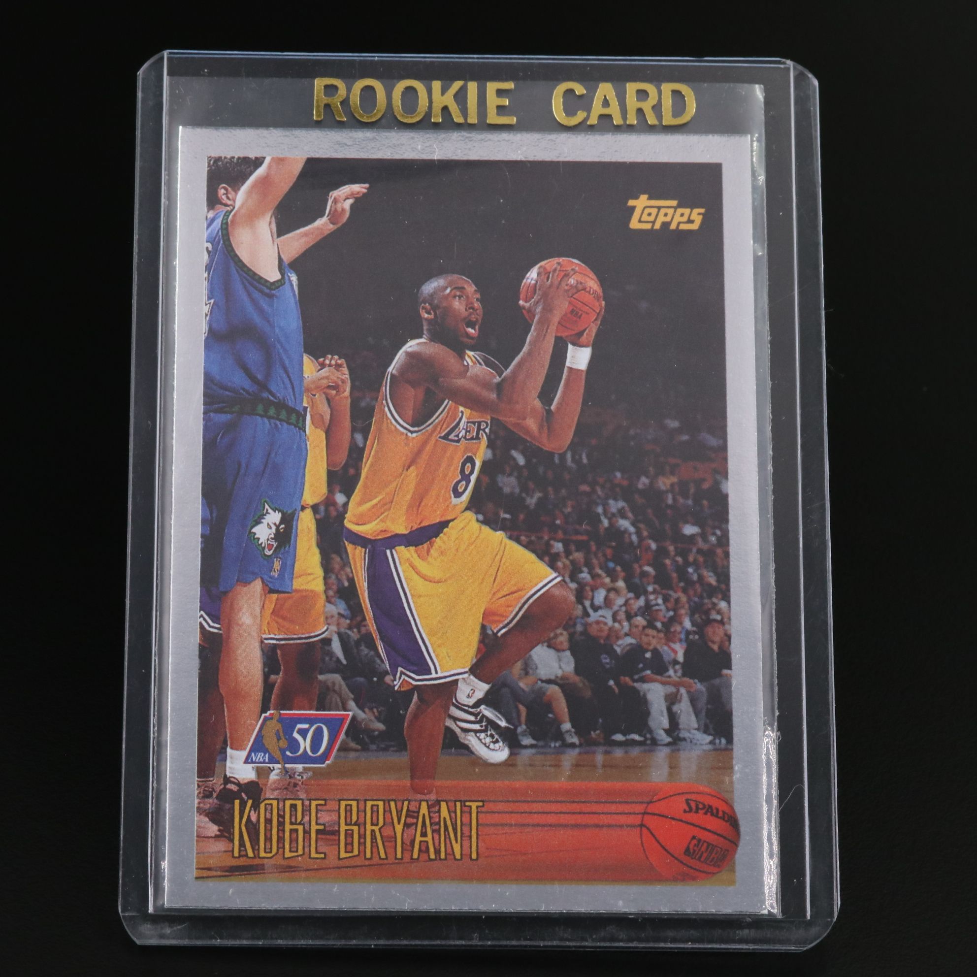 1996-97 Topps NBA 50th Kobe Bryant Los Angeles Lakers Rookie Basketball Card