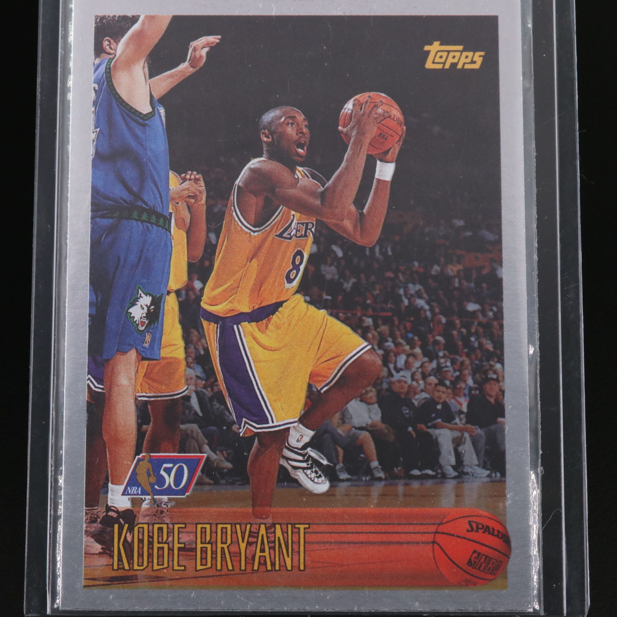 1996-97 Topps NBA 50th Kobe Bryant Los Angeles Lakers Rookie Basketball Card