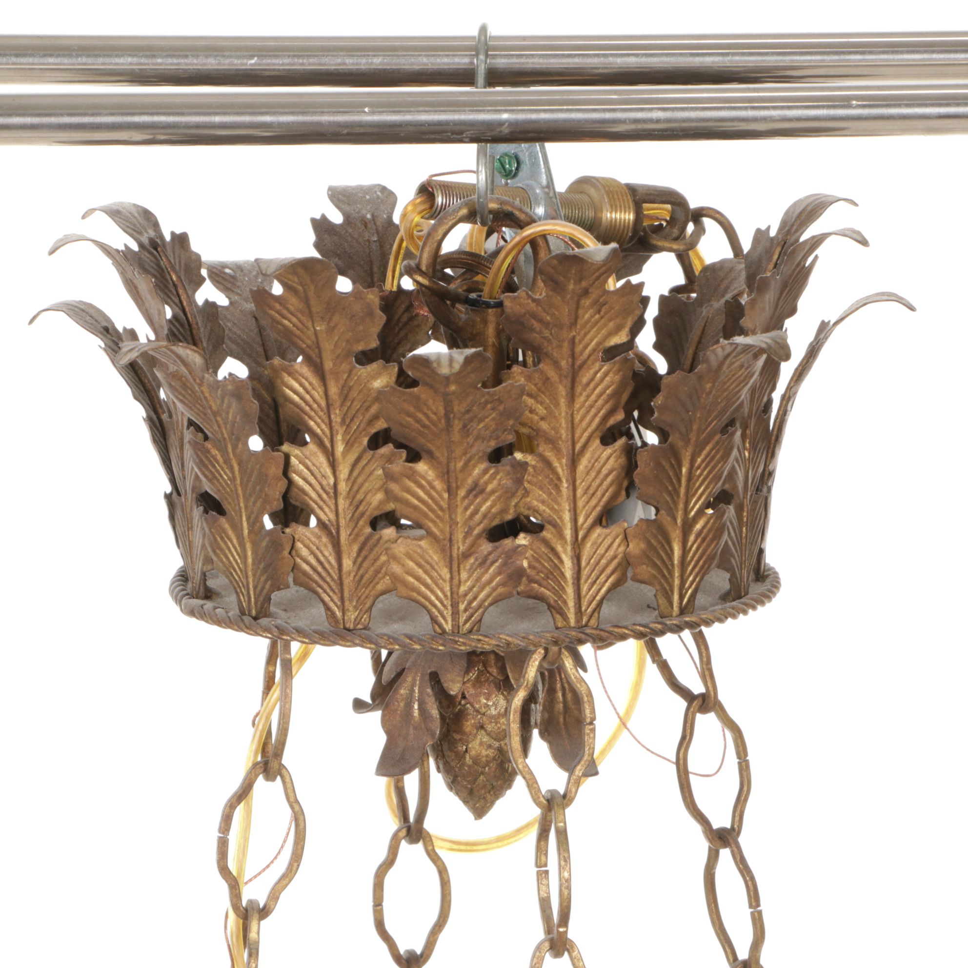 Currey & Company French Empire Style Star and Globe Eight-Arm Chandelier, 2009