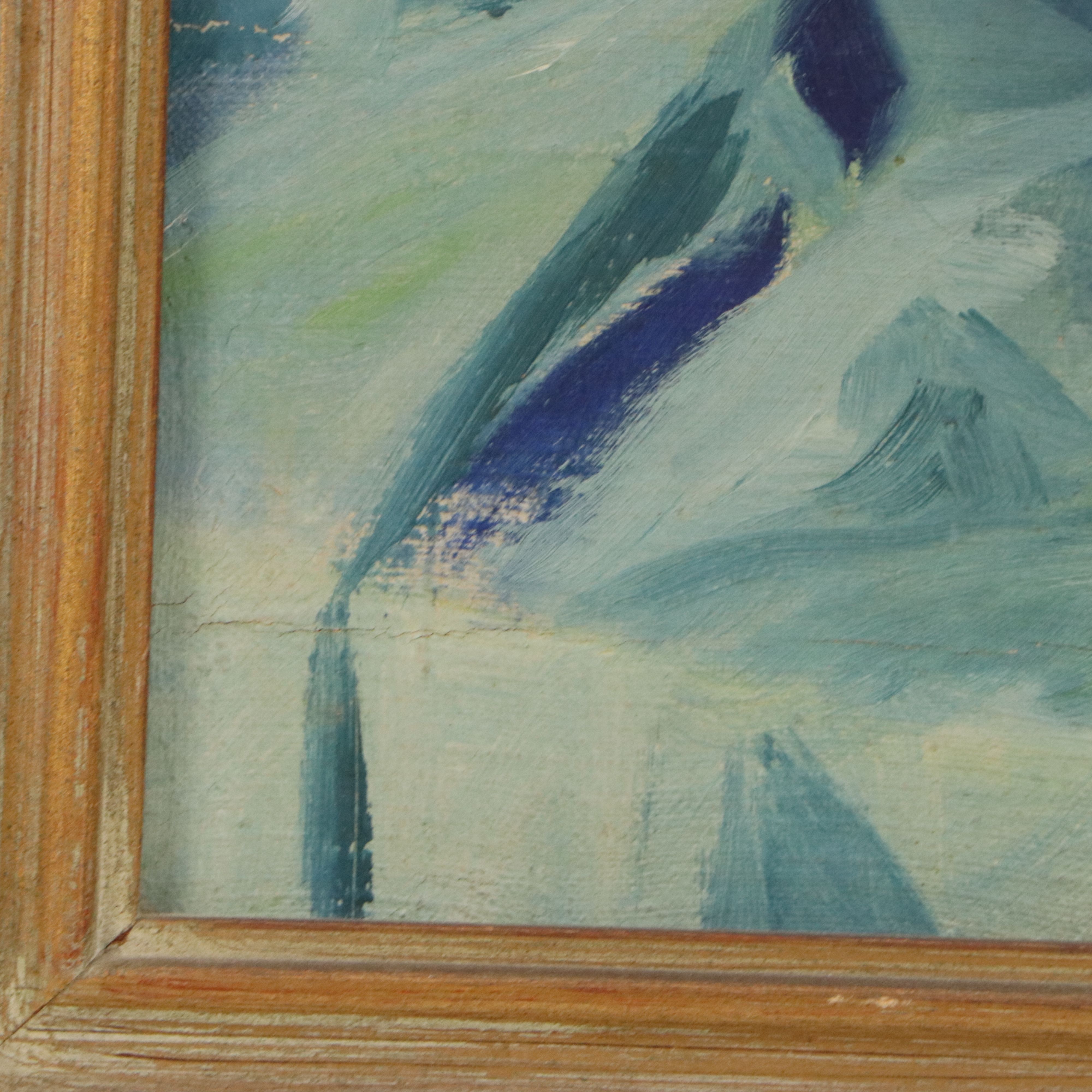 Floral Still Life Oil Painting, Circa 1940