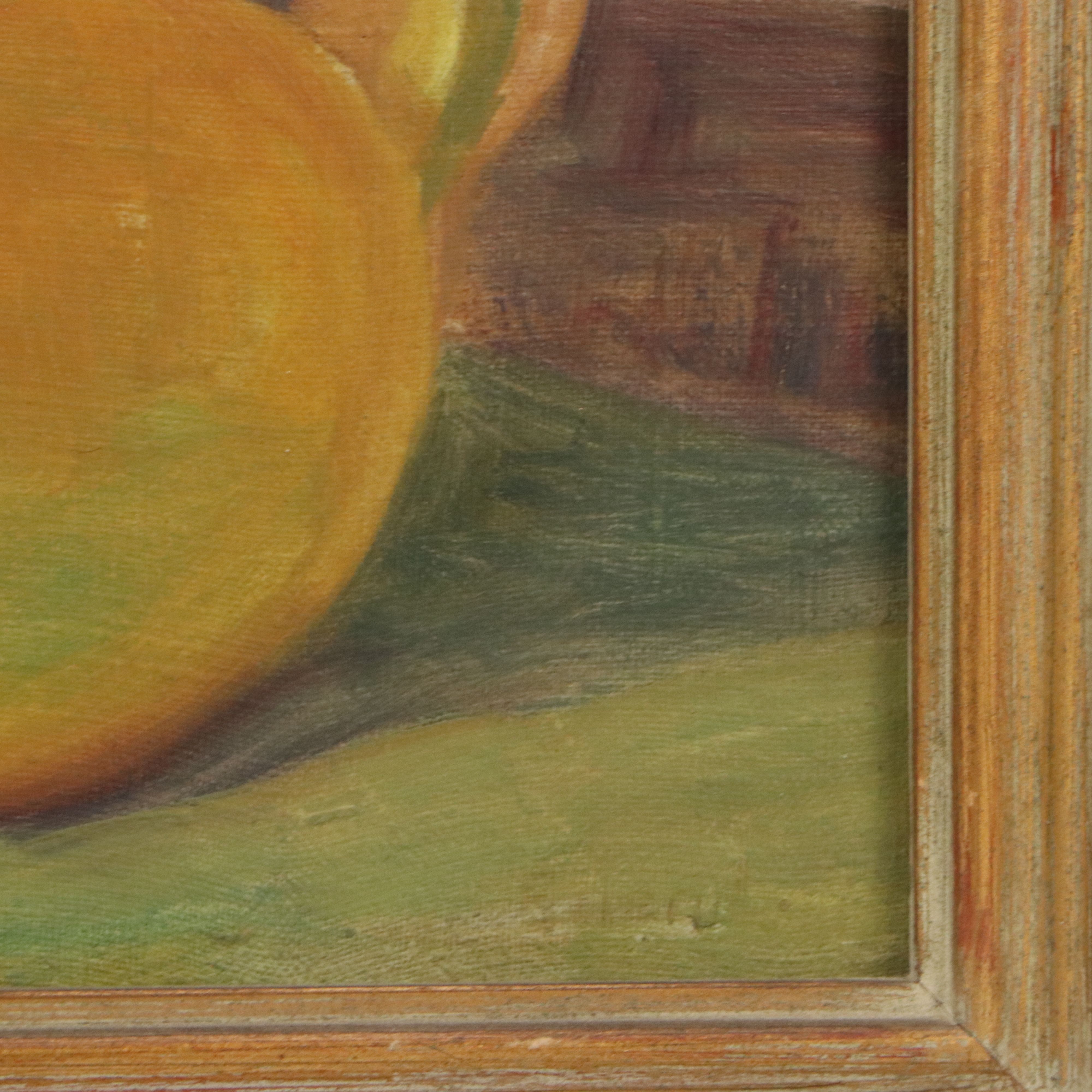 Floral Still Life Oil Painting, Circa 1940