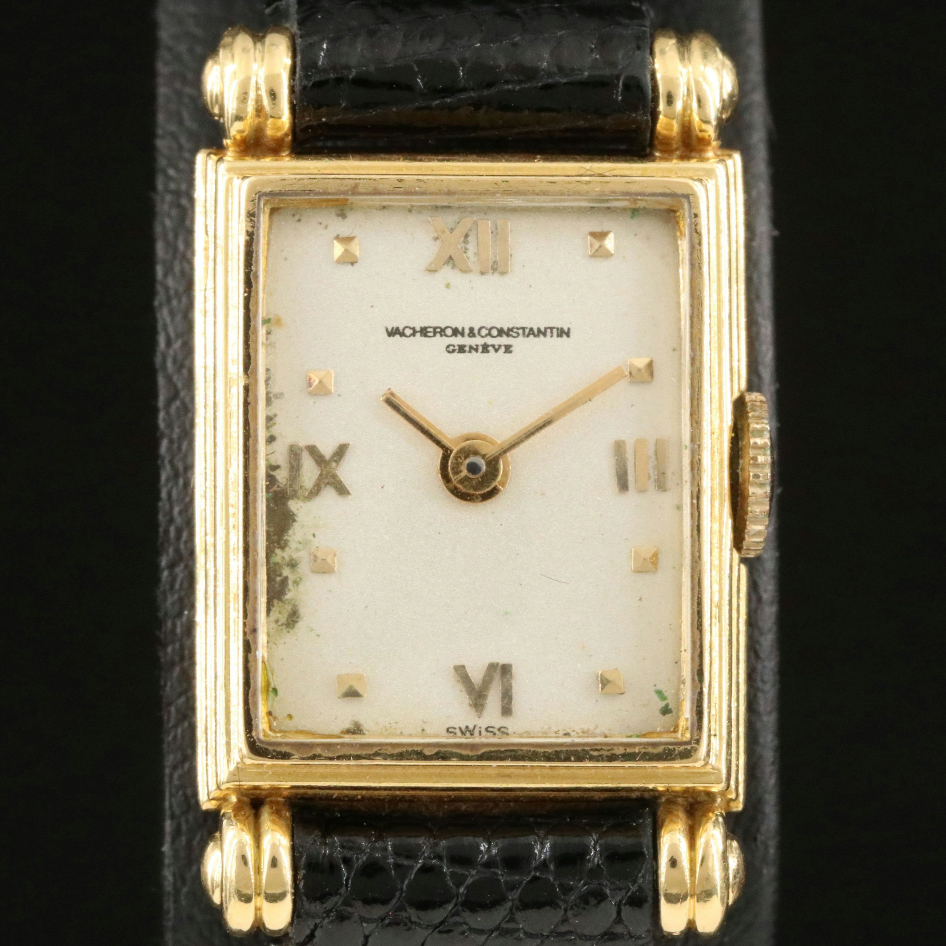 Vacheron Constantin 18K Quartz Retro Fit Watch