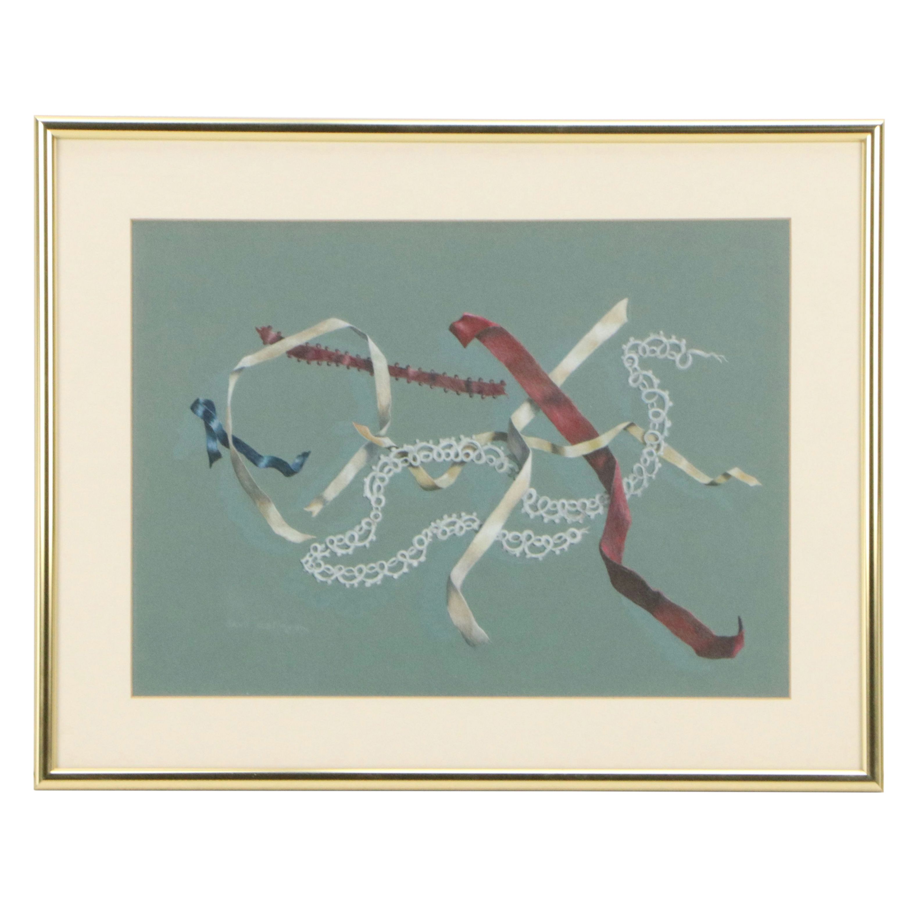 Dava Dahlgran Colored Pencil Drawing "Snippets, Too," 21st Century