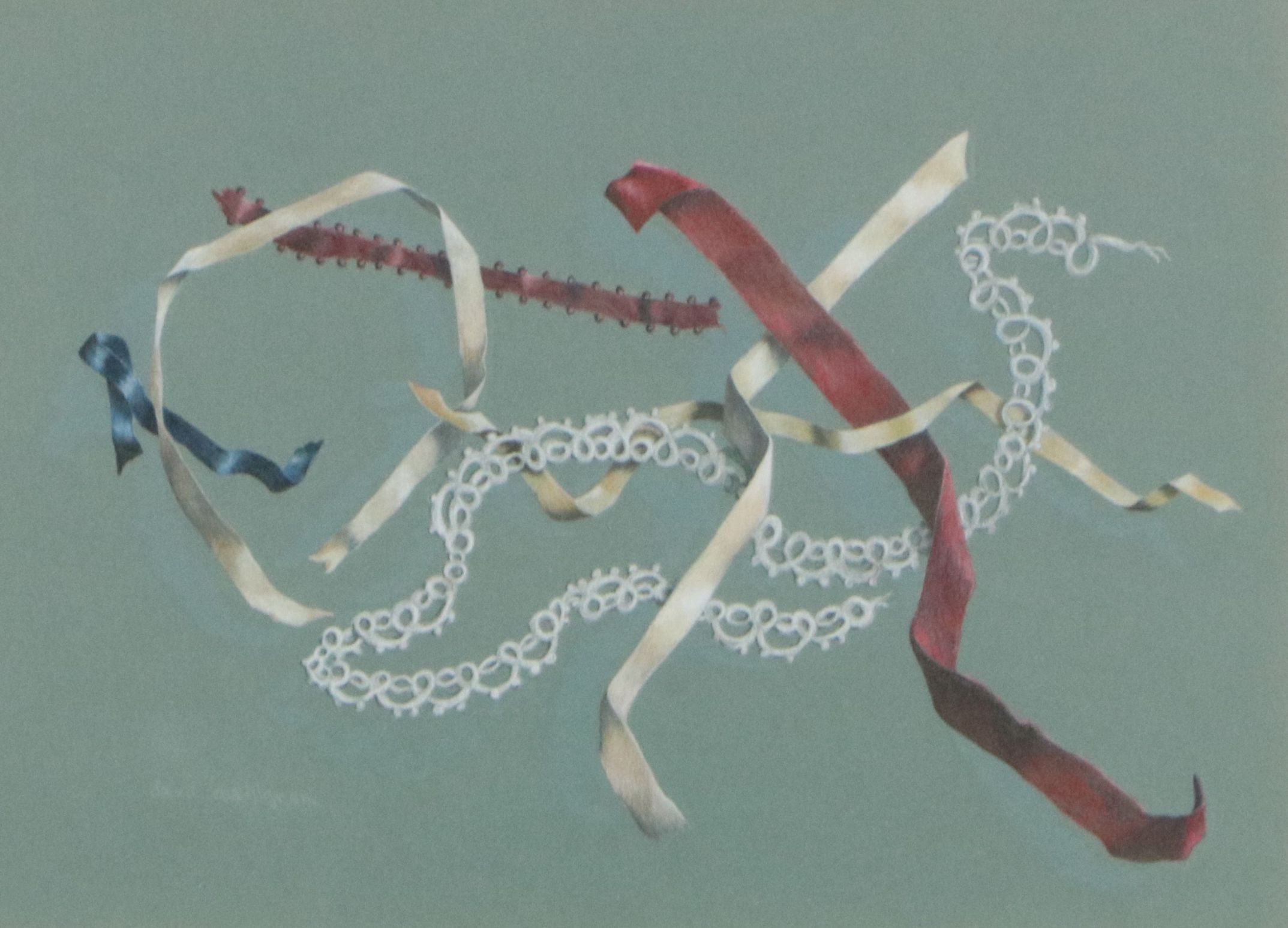 Dava Dahlgran Colored Pencil Drawing "Snippets, Too," 21st Century