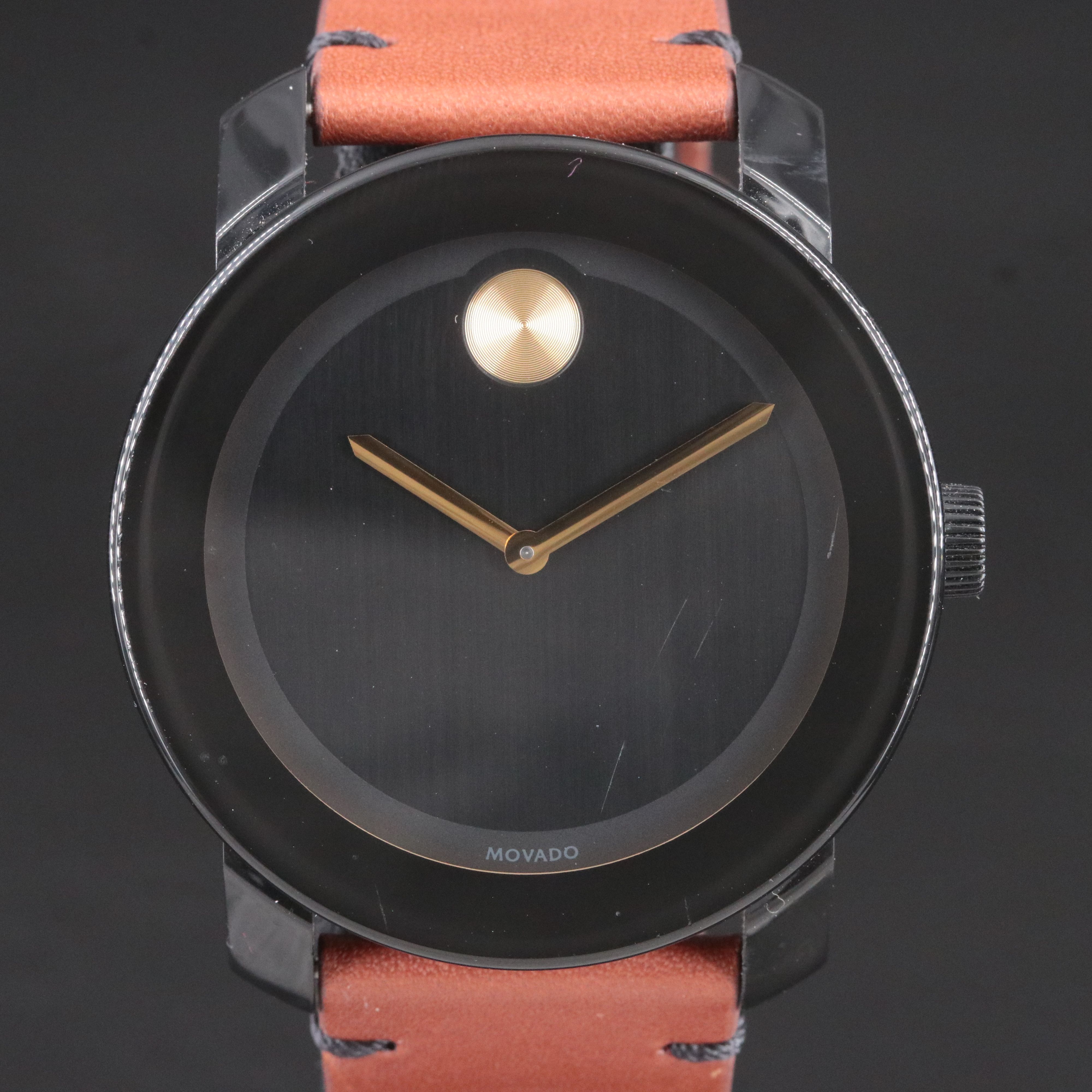 Movado Bold Stainless Steel Swiss Quartz Watch