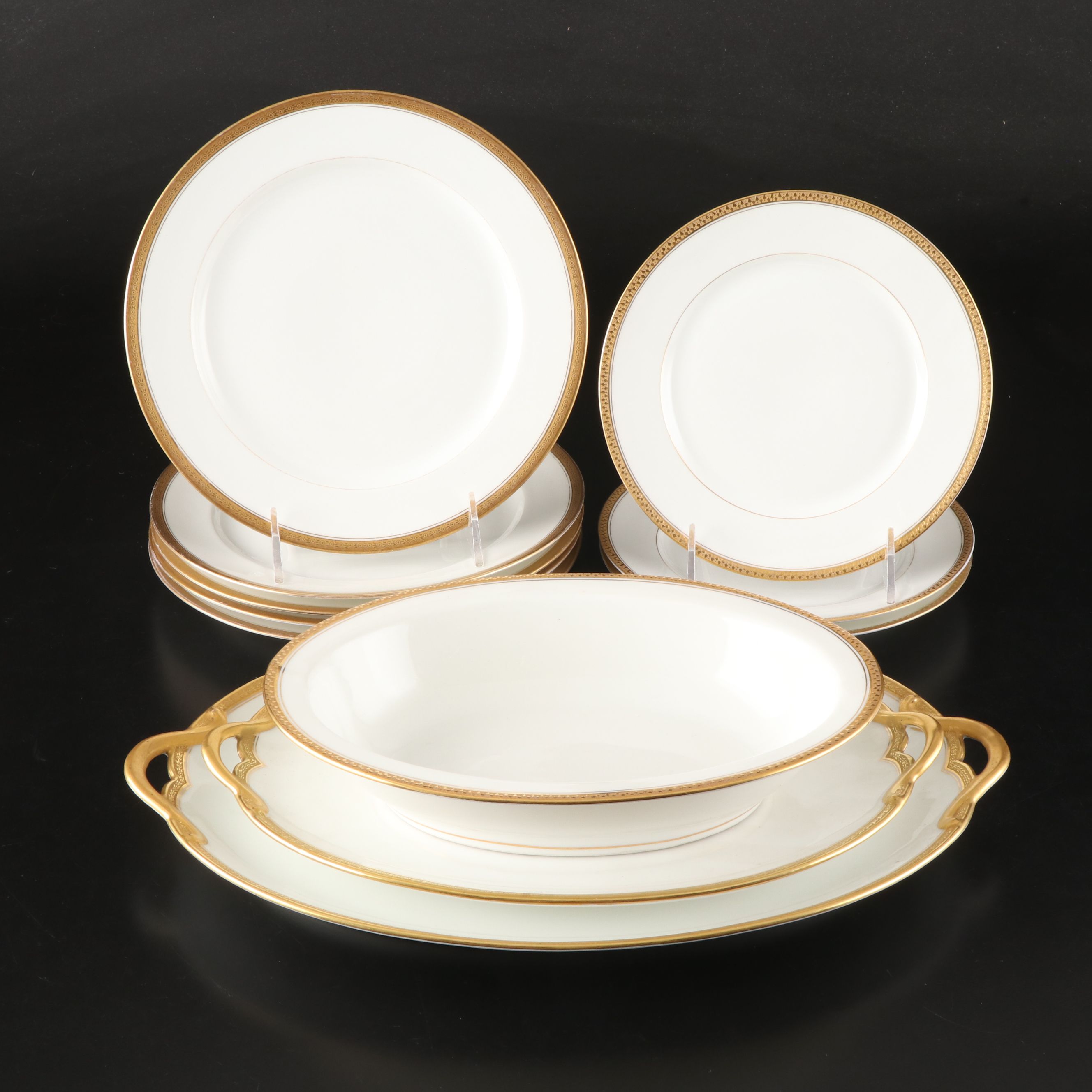 Charles Ahrenfeldt and More Limoges Gilt Porcelain Dinnerware
