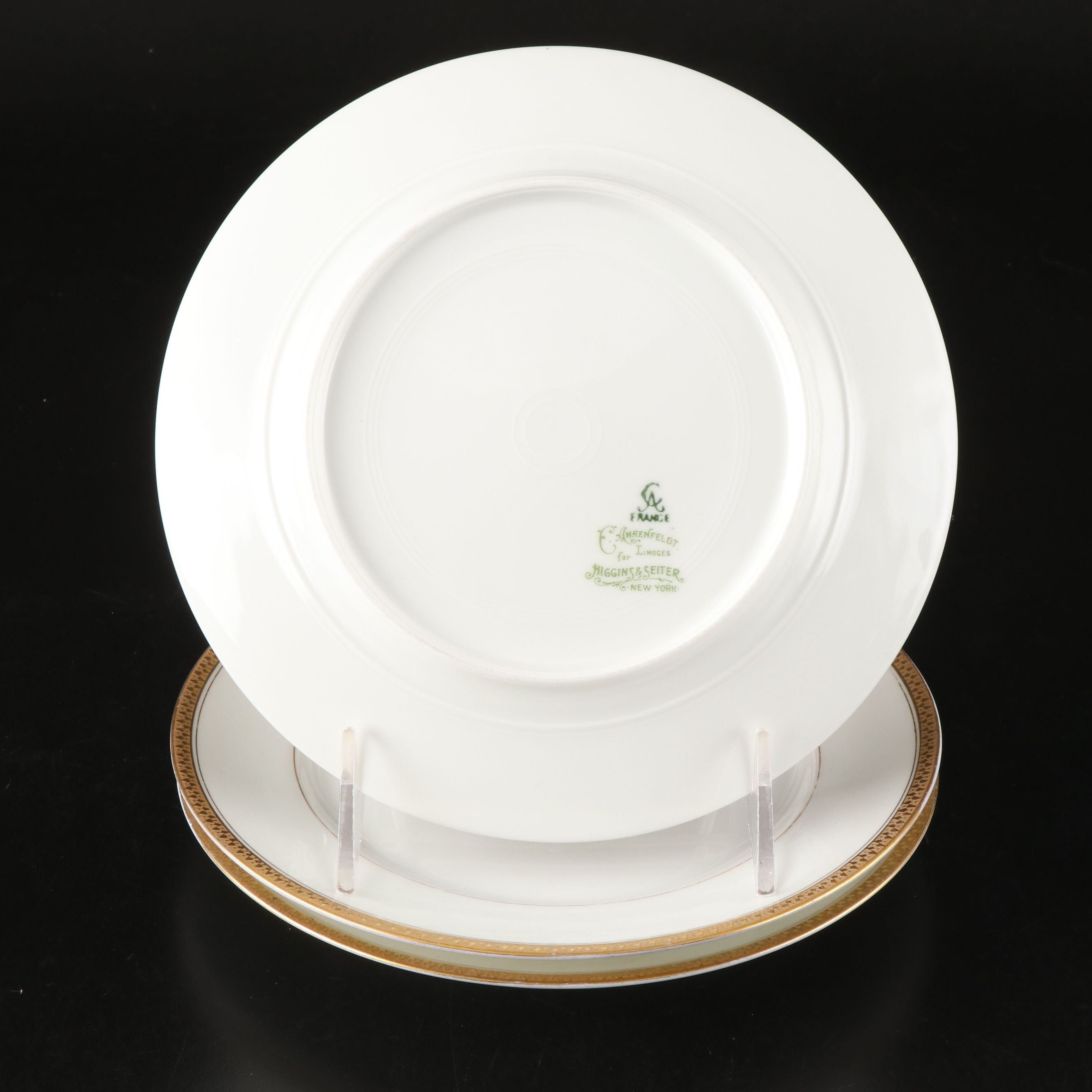 Charles Ahrenfeldt and More Limoges Gilt Porcelain Dinnerware