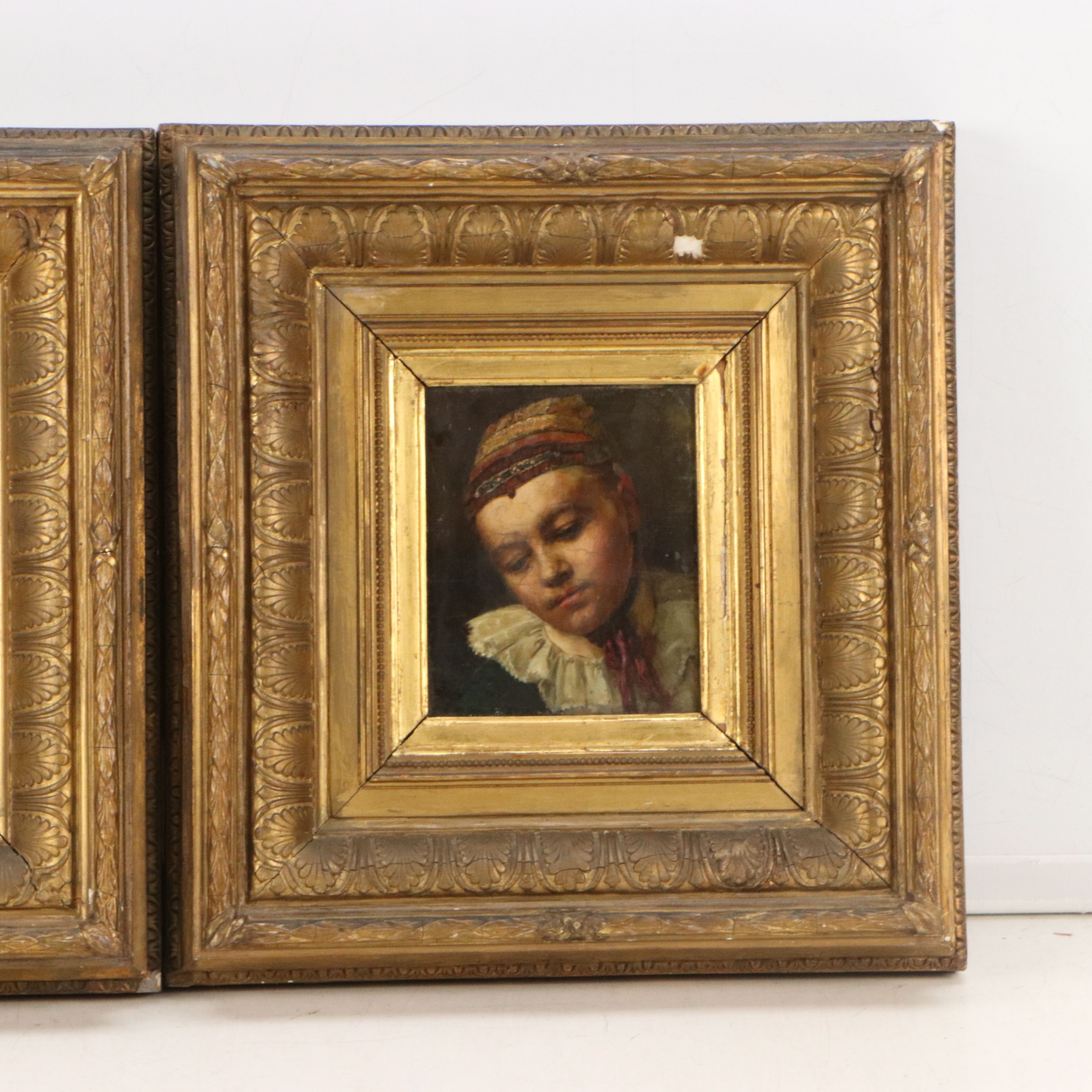 After Friedrich Pondel Oil Portrait Painting, More