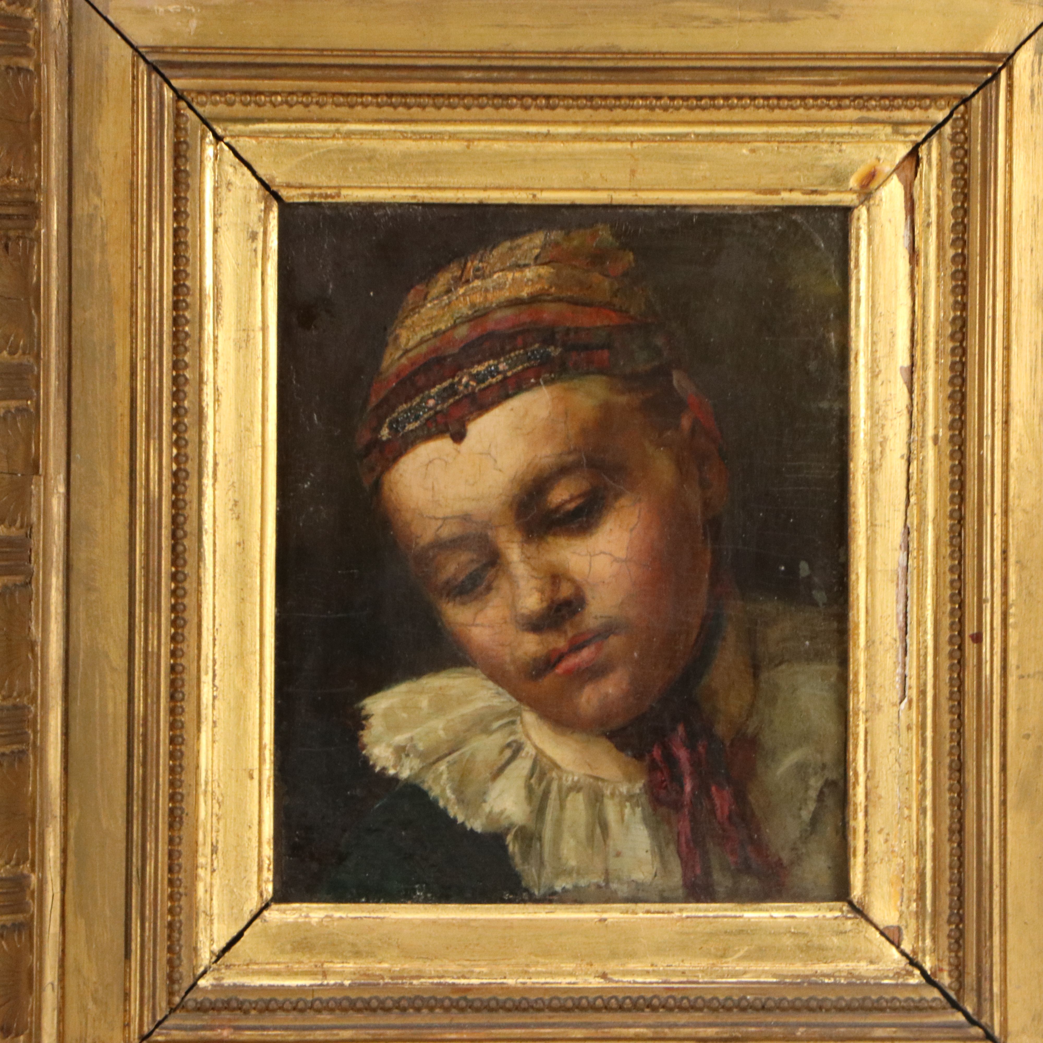 After Friedrich Pondel Oil Portrait Painting, More