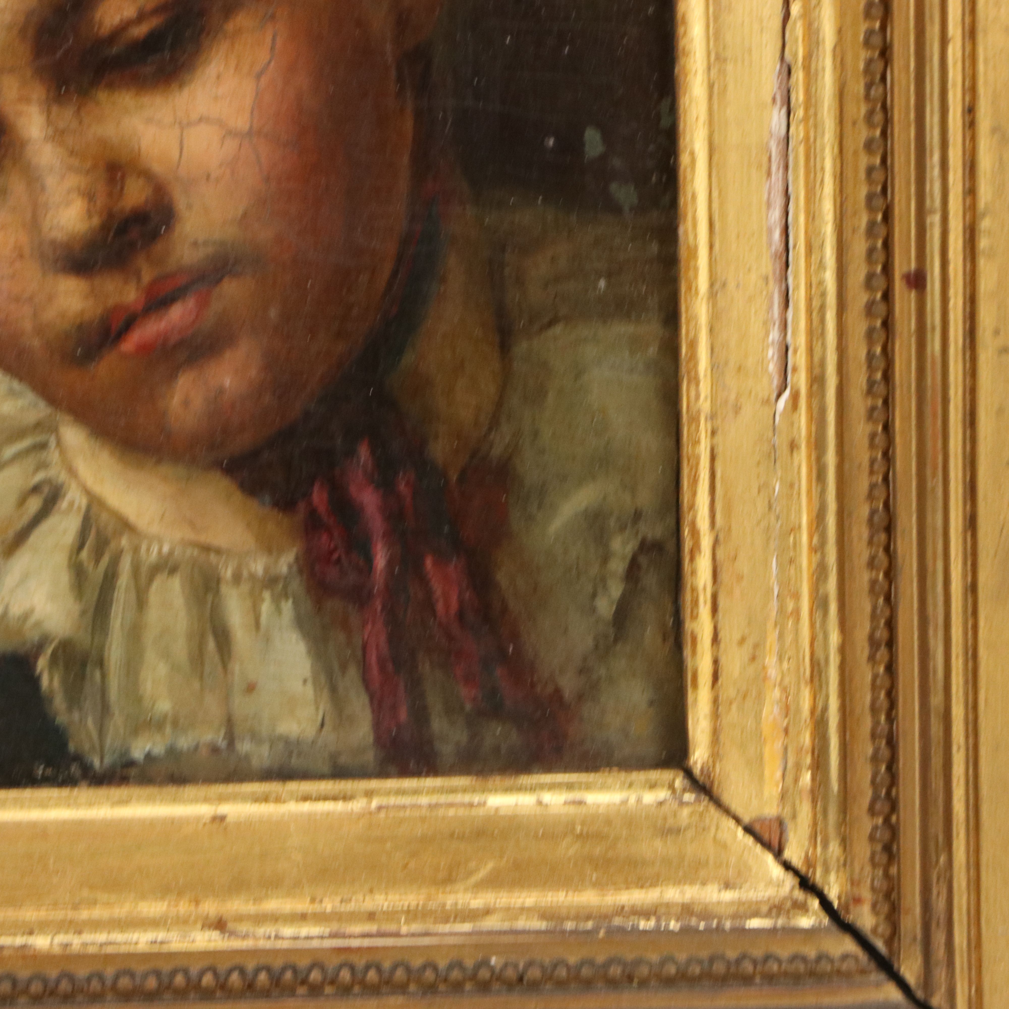 After Friedrich Pondel Oil Portrait Painting, More