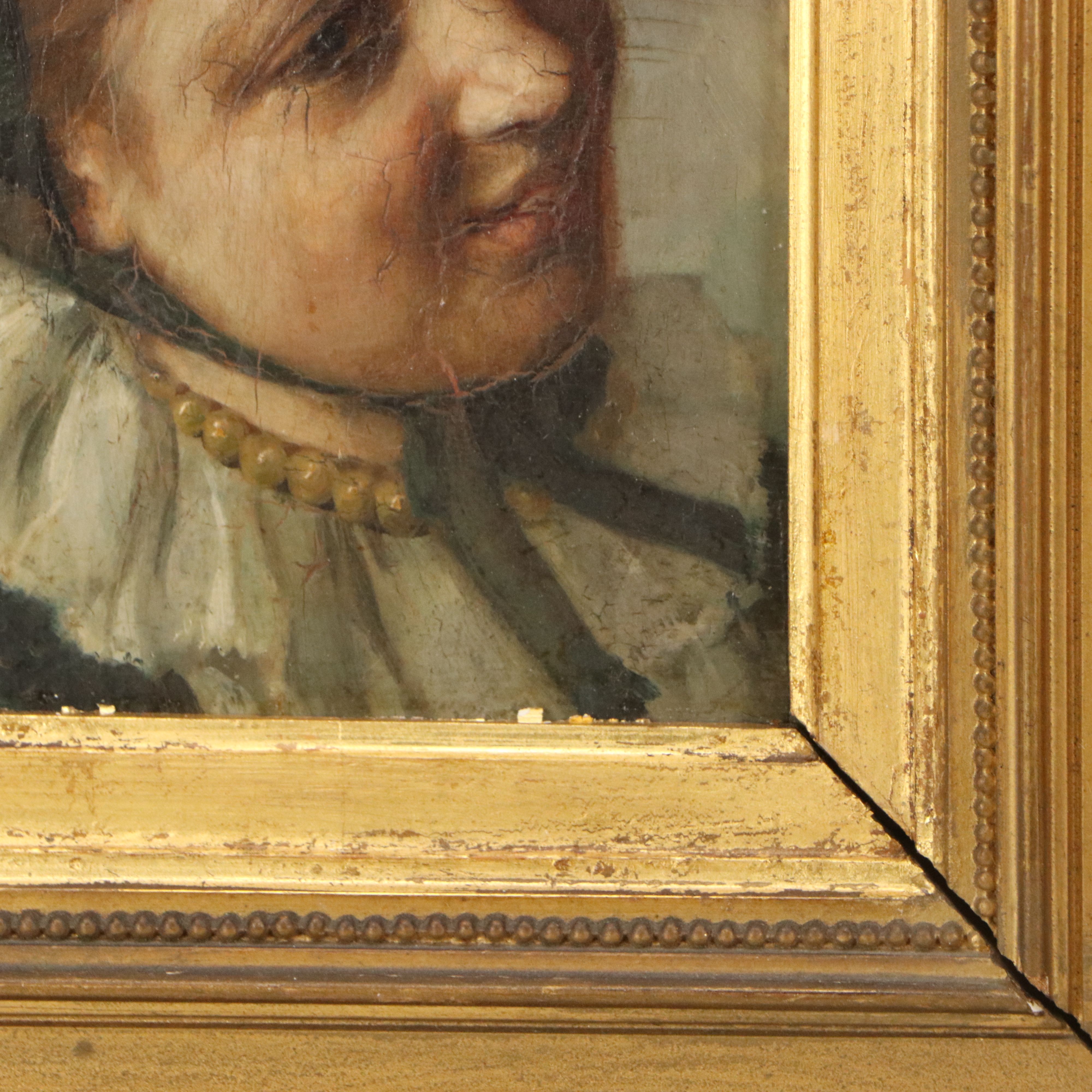 After Friedrich Pondel Oil Portrait Painting, More