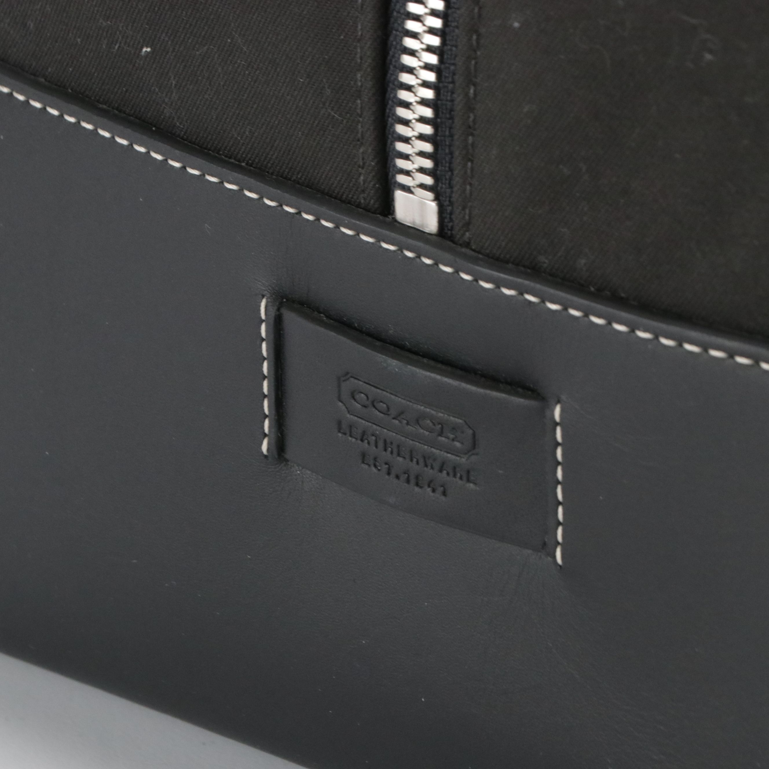 Coach Bon Bus Satchel and Double-Face Canvas Weekender Bag