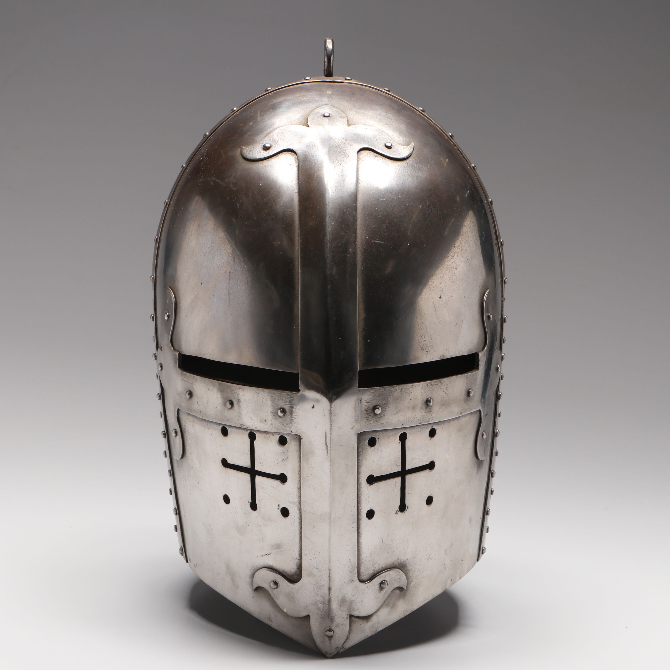 Medieval Style Crusader Knight Helmet