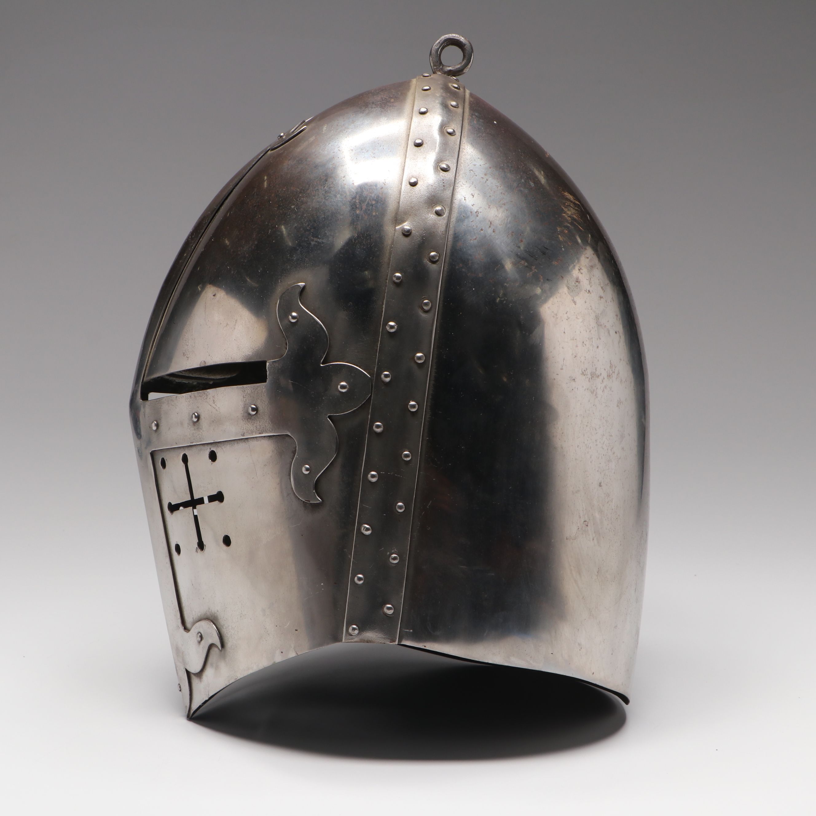 Medieval Style Crusader Knight Helmet