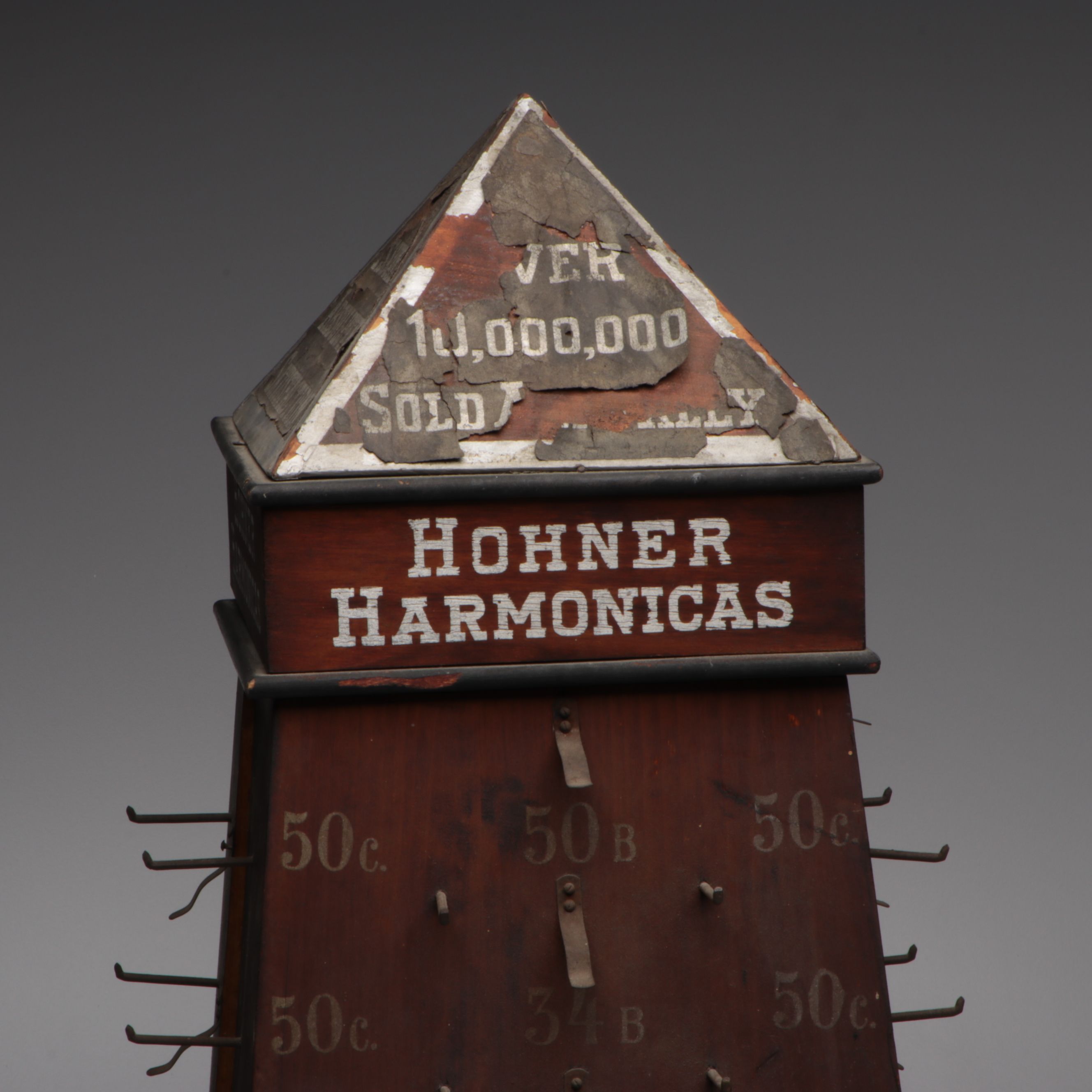 Hohner Harmonicas Rotating Display Stand, Early to Mid-20th Century