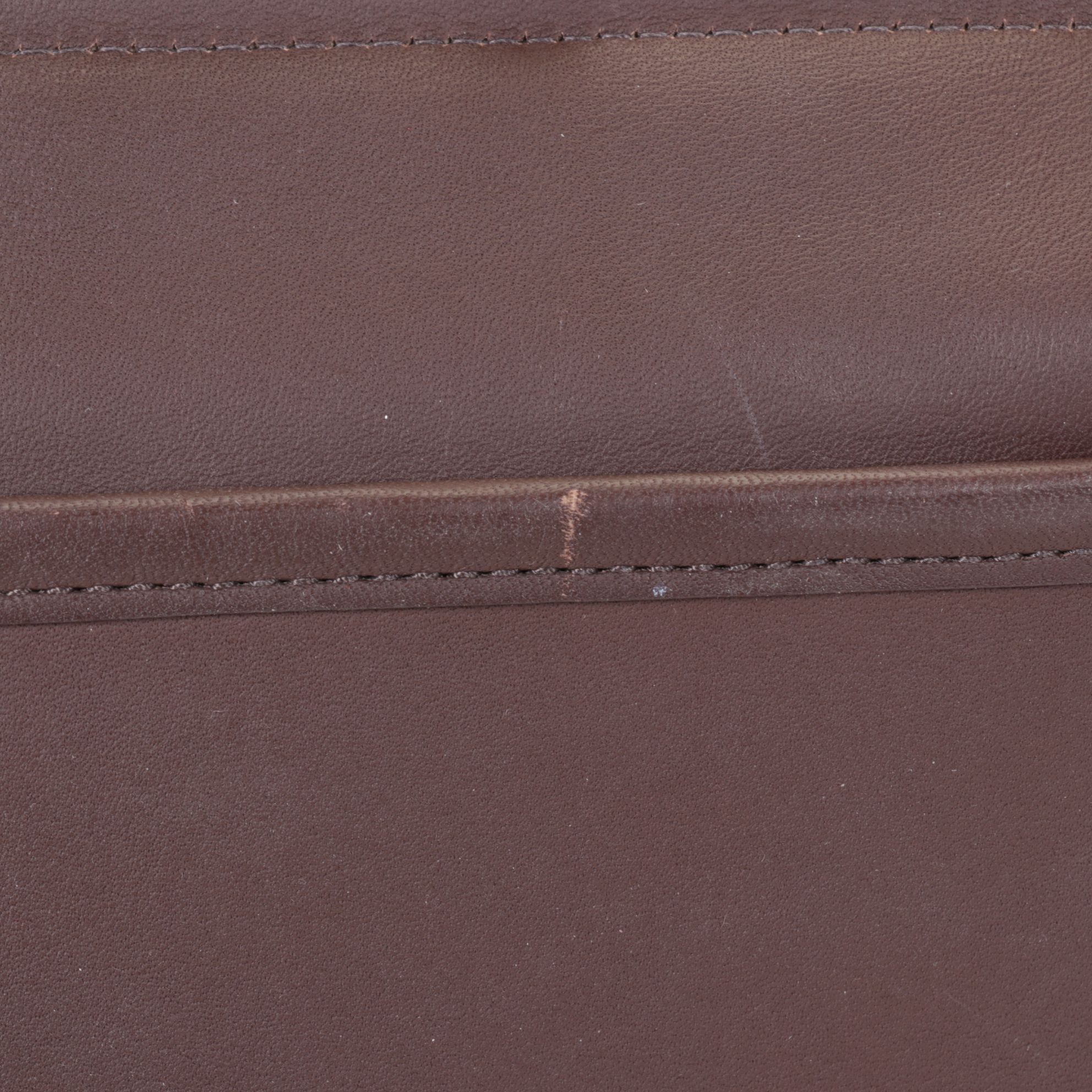 Coach Willis Two-Way Bag in Chocolate Brown Leather