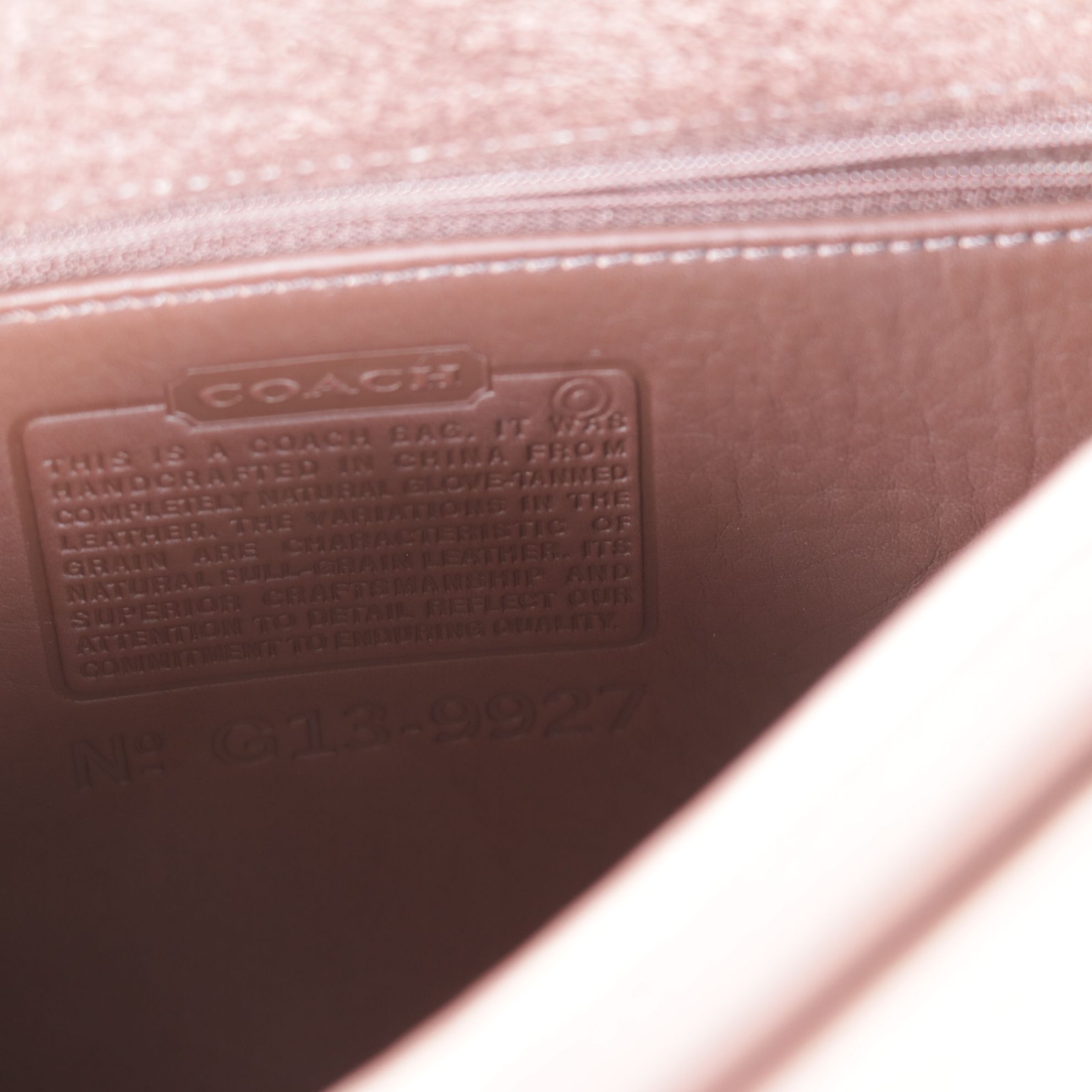 Coach Willis Two-Way Bag in Chocolate Brown Leather