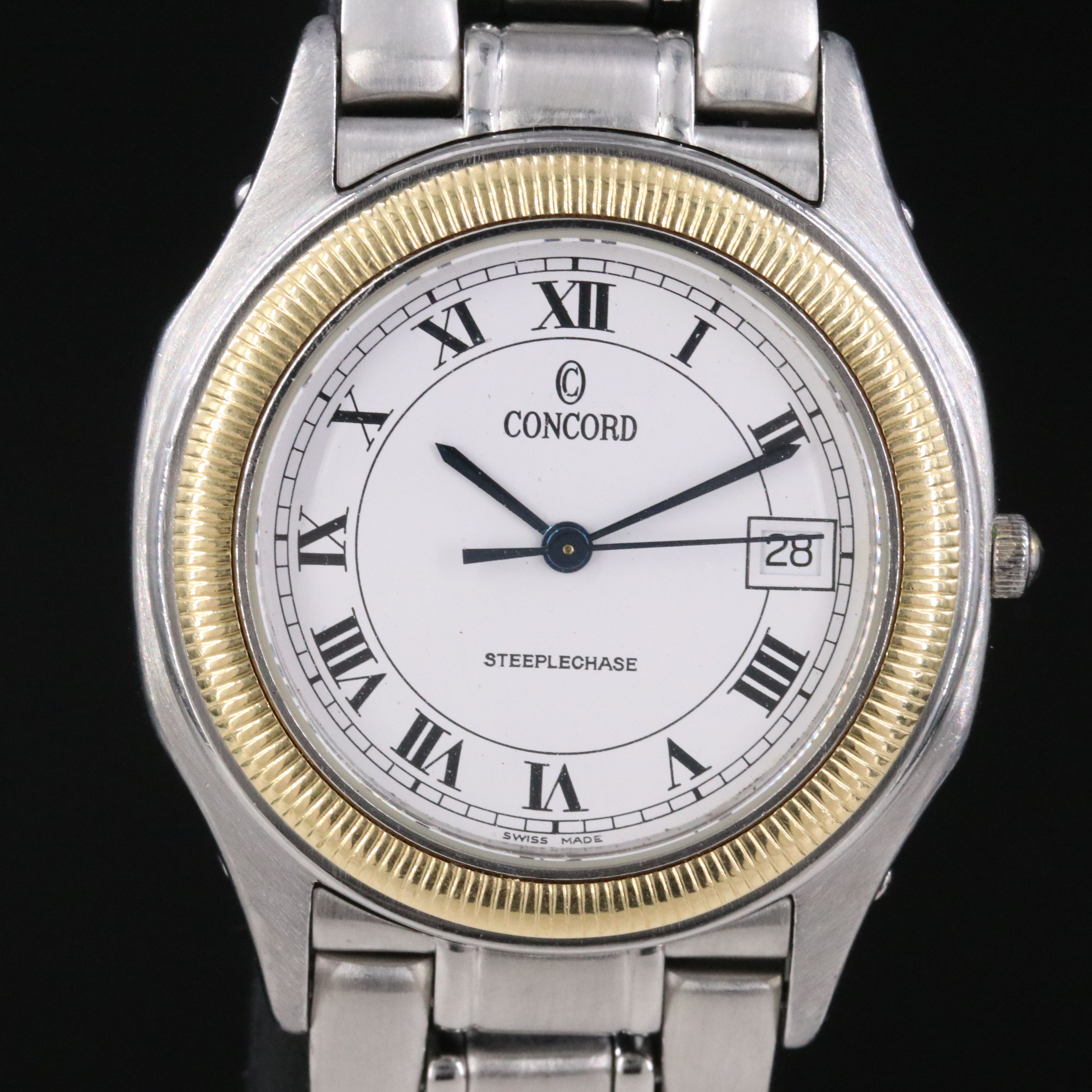 Concord Steeplechase 18K and Stainless Steel Swiss Quartz Watch #867965