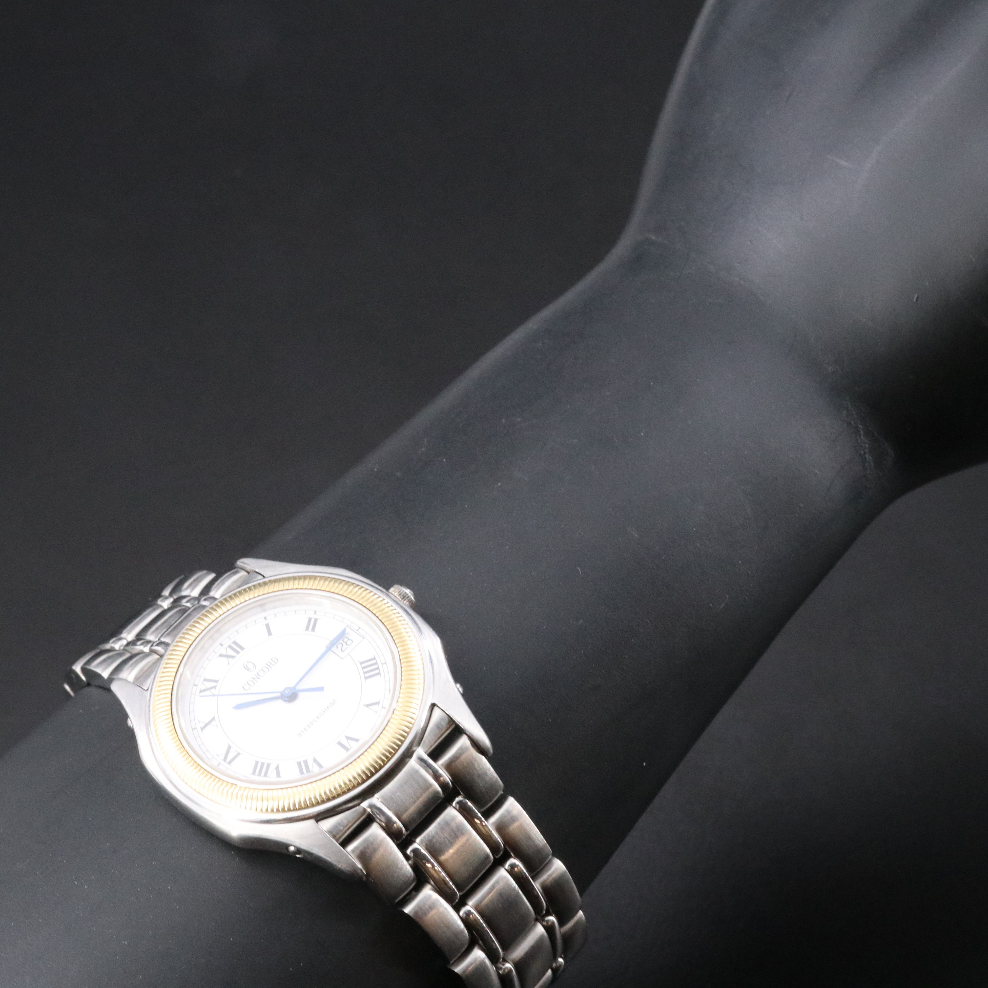 Concord Steeplechase 18K and Stainless Steel Swiss Quartz Watch #867965