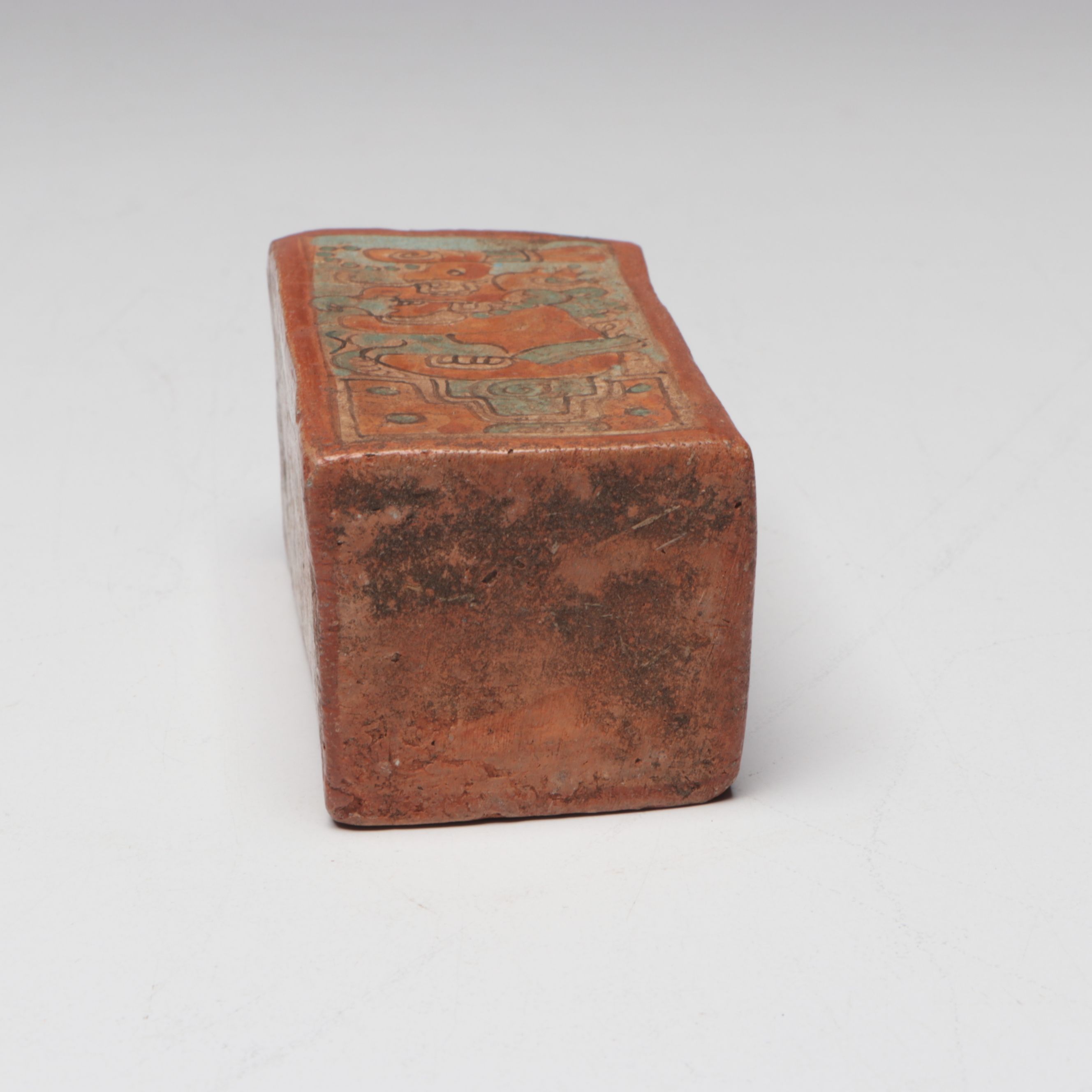 Pre-Columbian Mayan Style Polychrome Lidded Vessel