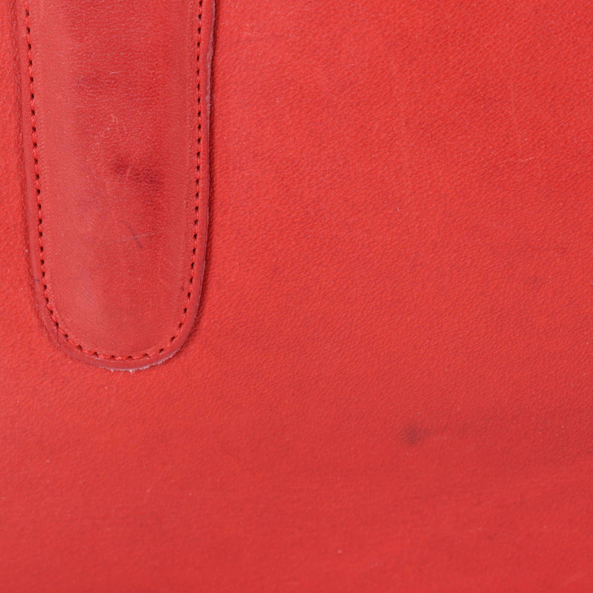 Coach Skinny Flight Bag in Red Leather, 1980s