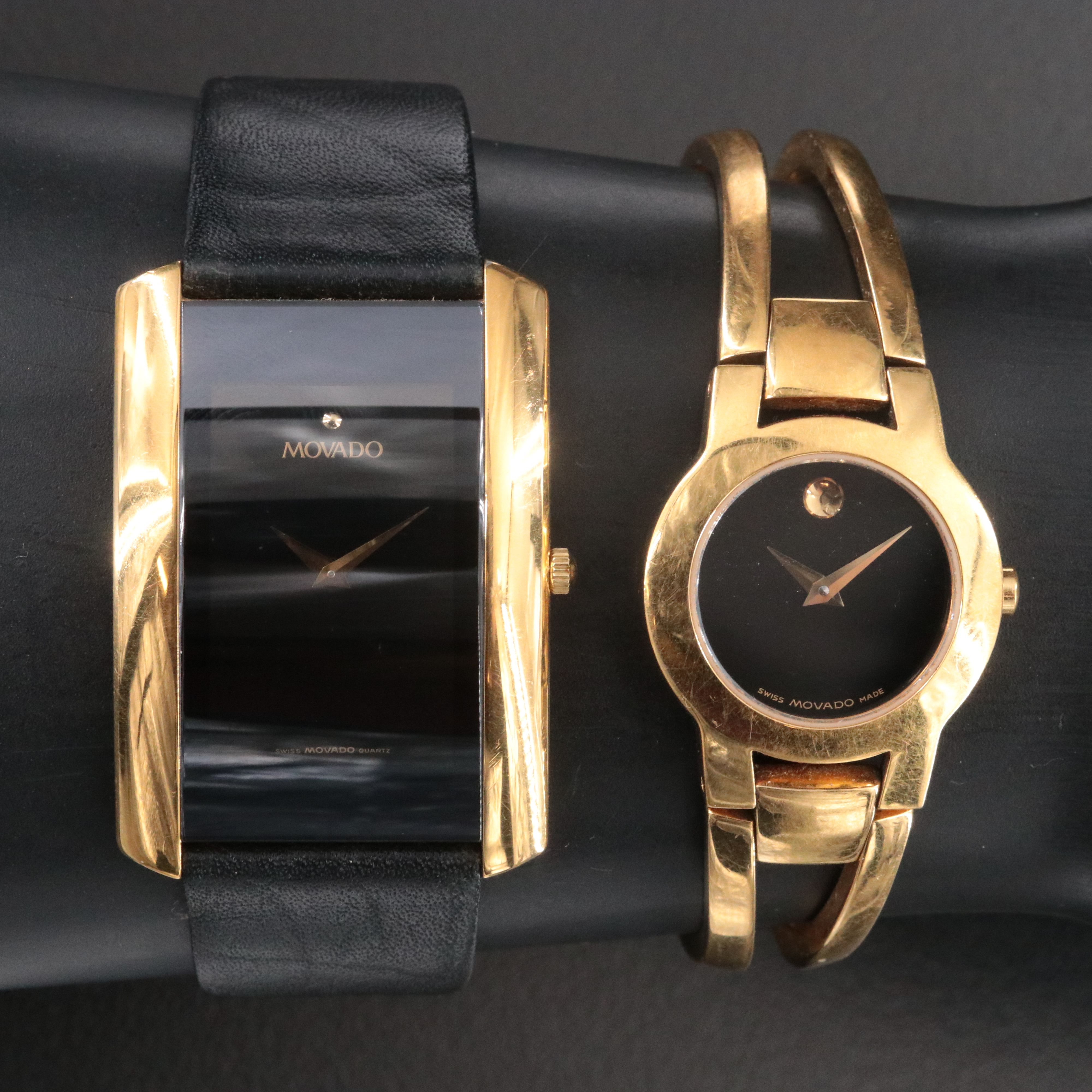 Movado Eliro and Amorosa Swiss Quartz Watches