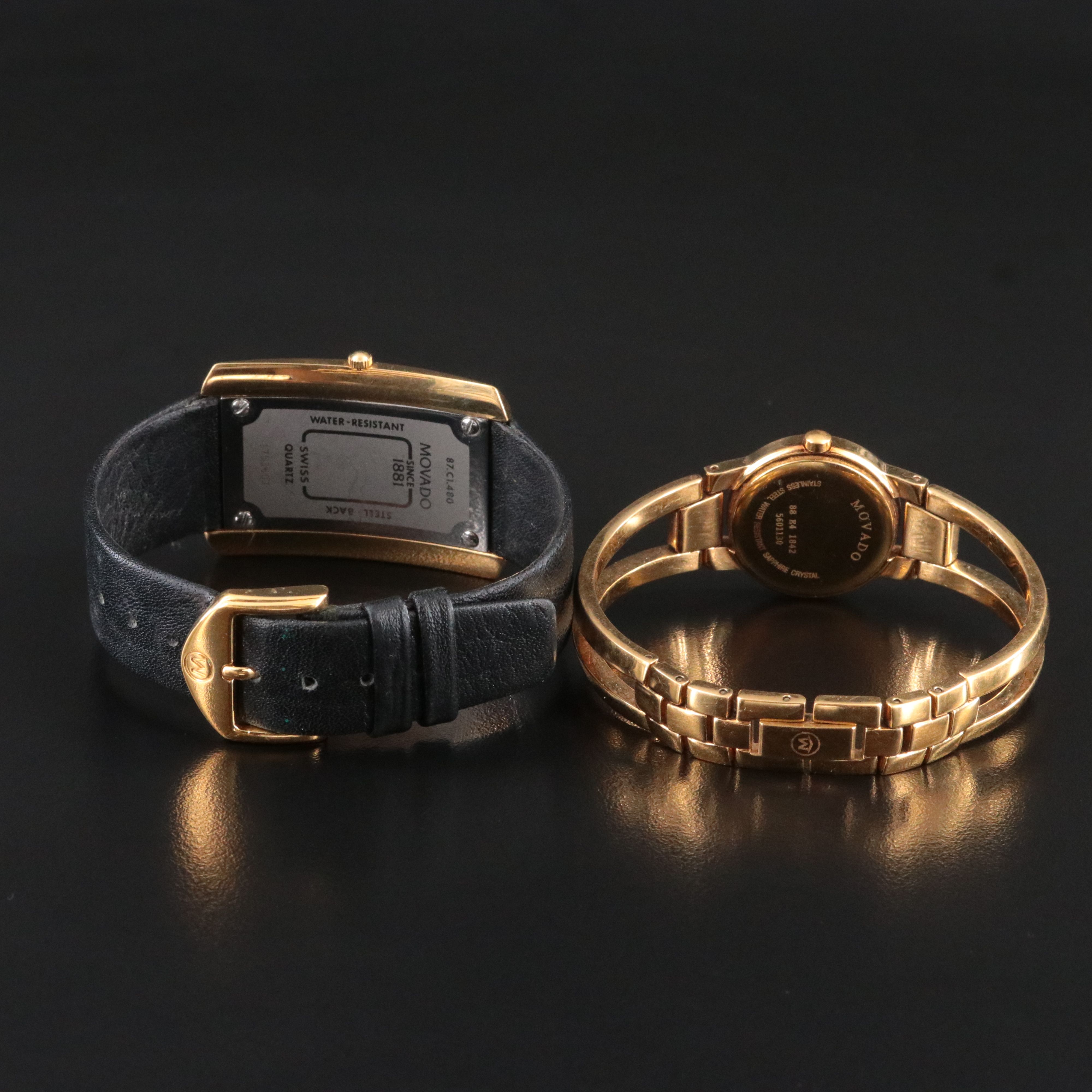 Movado Eliro and Amorosa Swiss Quartz Watches