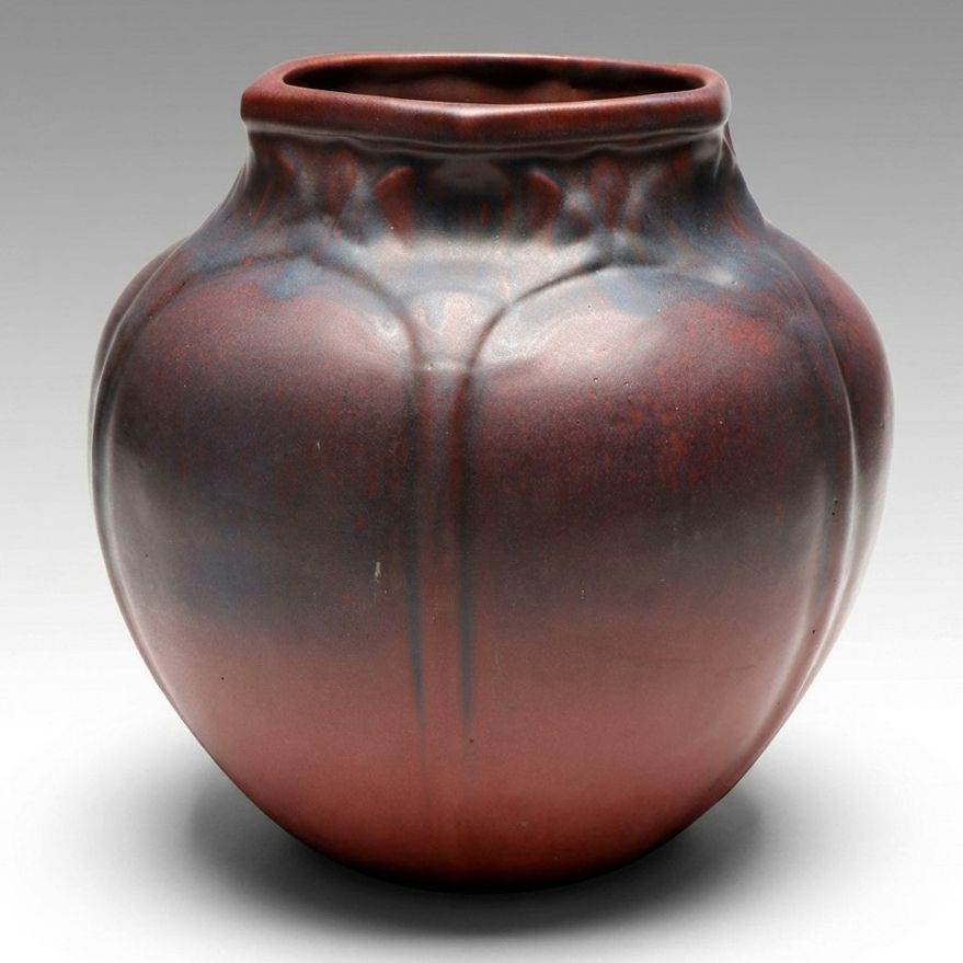 Van Briggle Art Pottery Matte Glaze Vase, Mid-20th Century
