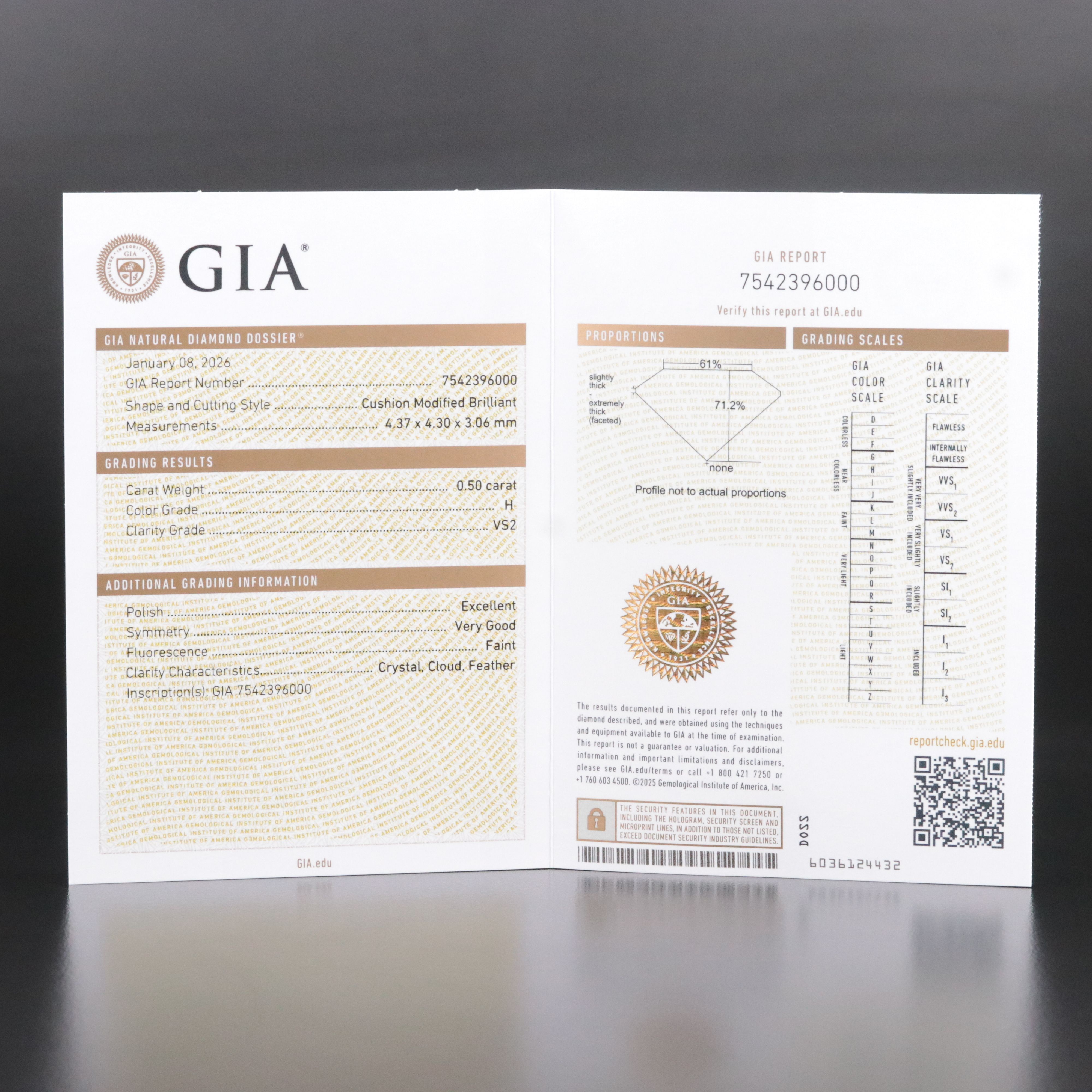 18K 1.00 CTW Diamond Stud Earrings with GIA Reports