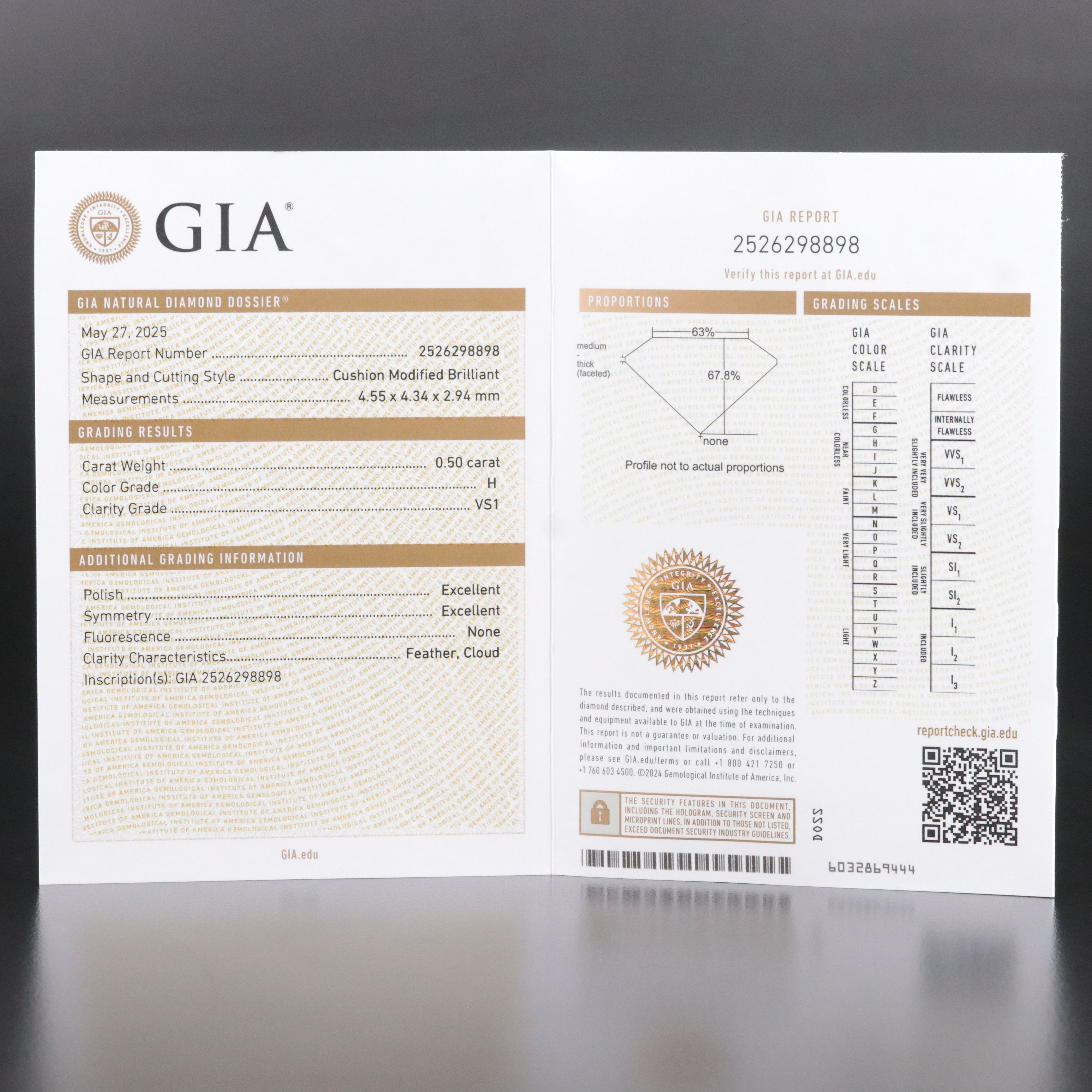18K 1.00 CTW Diamond Stud Earrings with GIA Reports