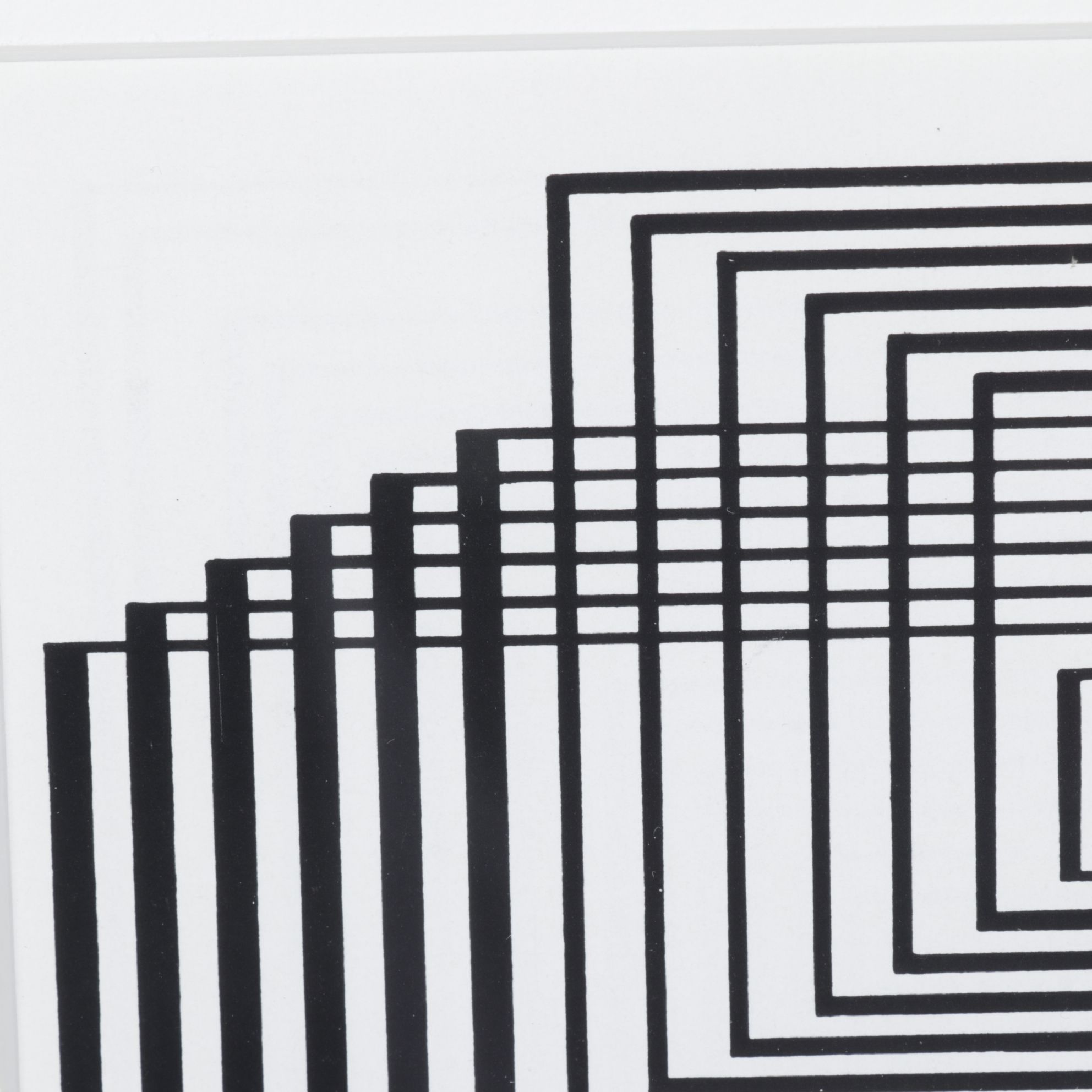 Lithograph After Josef Albers "Ascension" from Graphic Tectonics Series