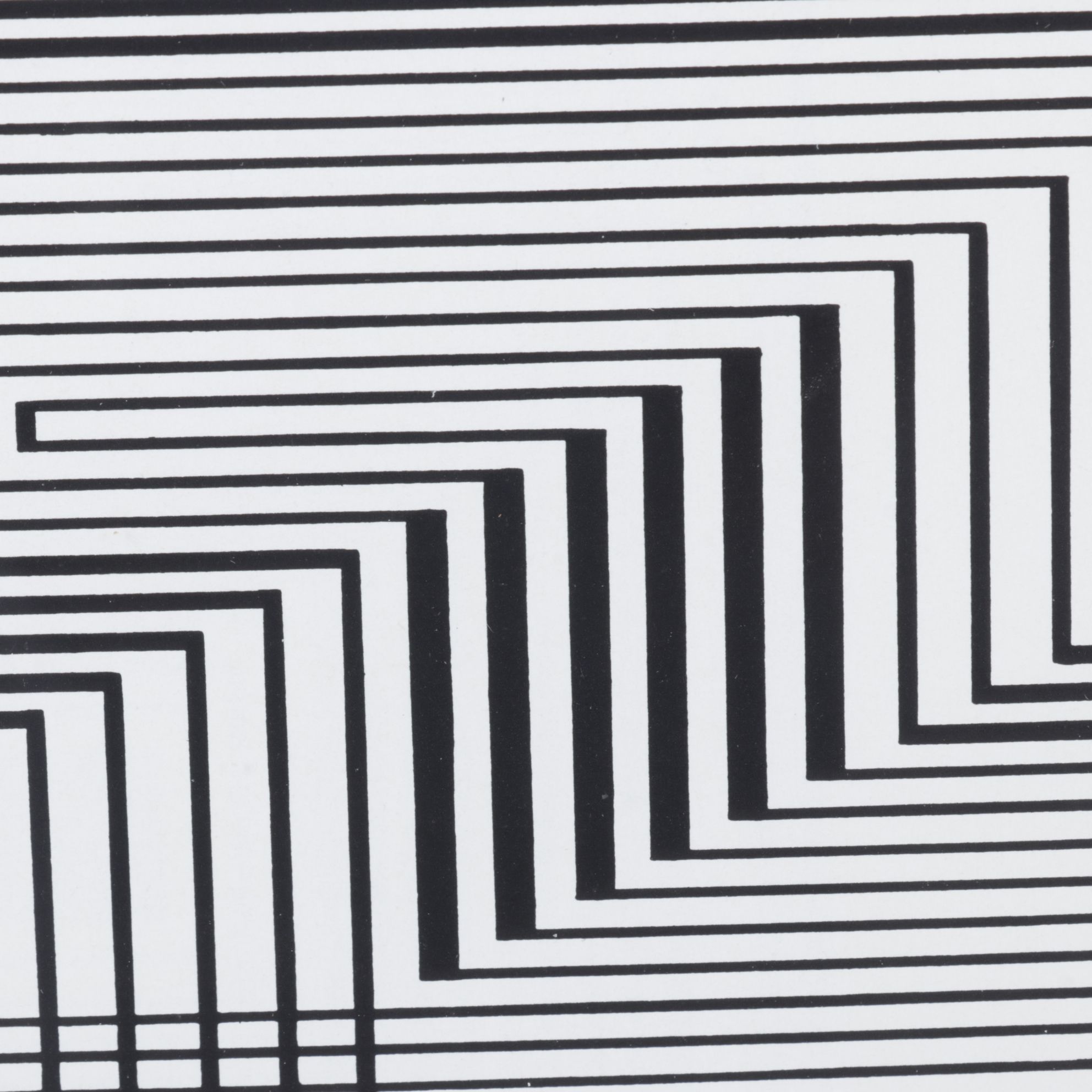 Lithograph After Josef Albers "Ascension" from Graphic Tectonics Series