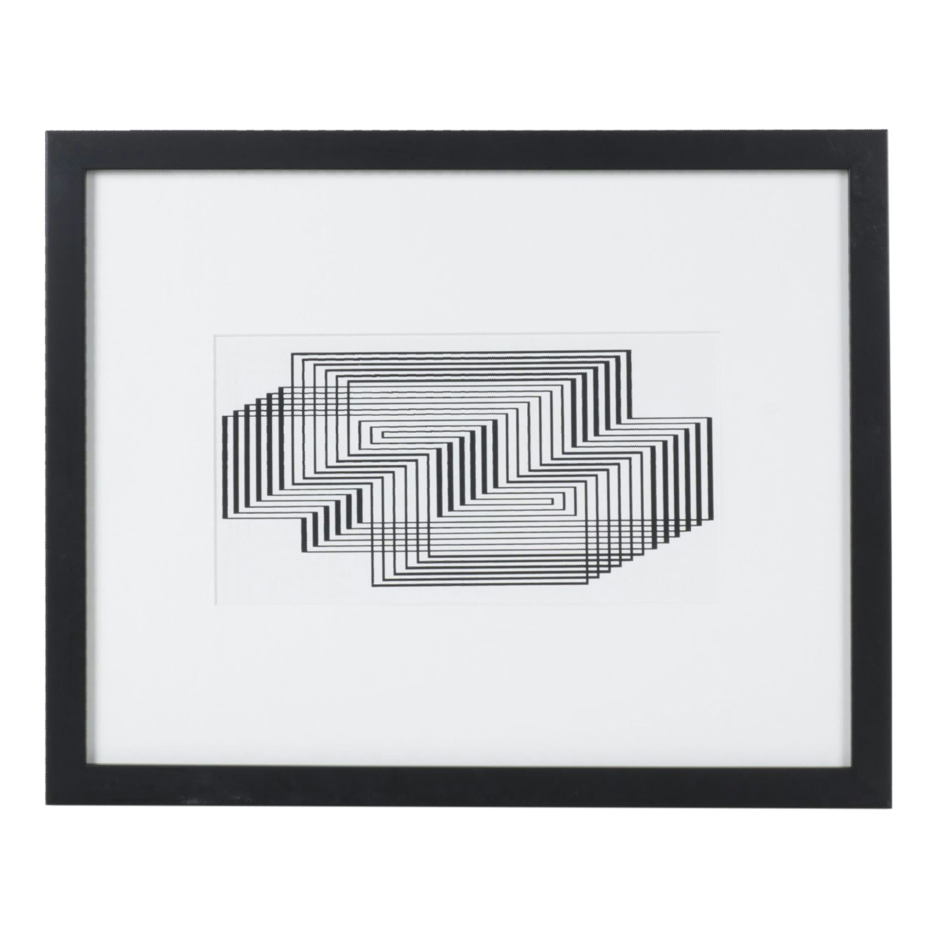 Lithograph After Josef Albers "Ascension" from Graphic Tectonics Series