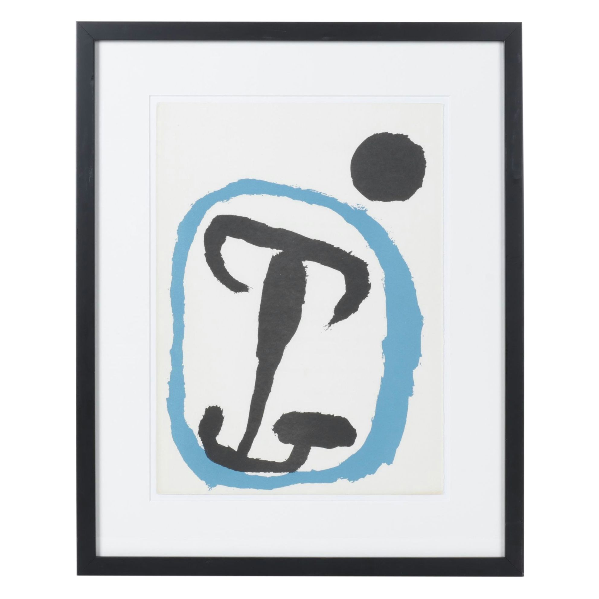 Joan Miró Color Lithograph for "Derrière le Miroir," 1956