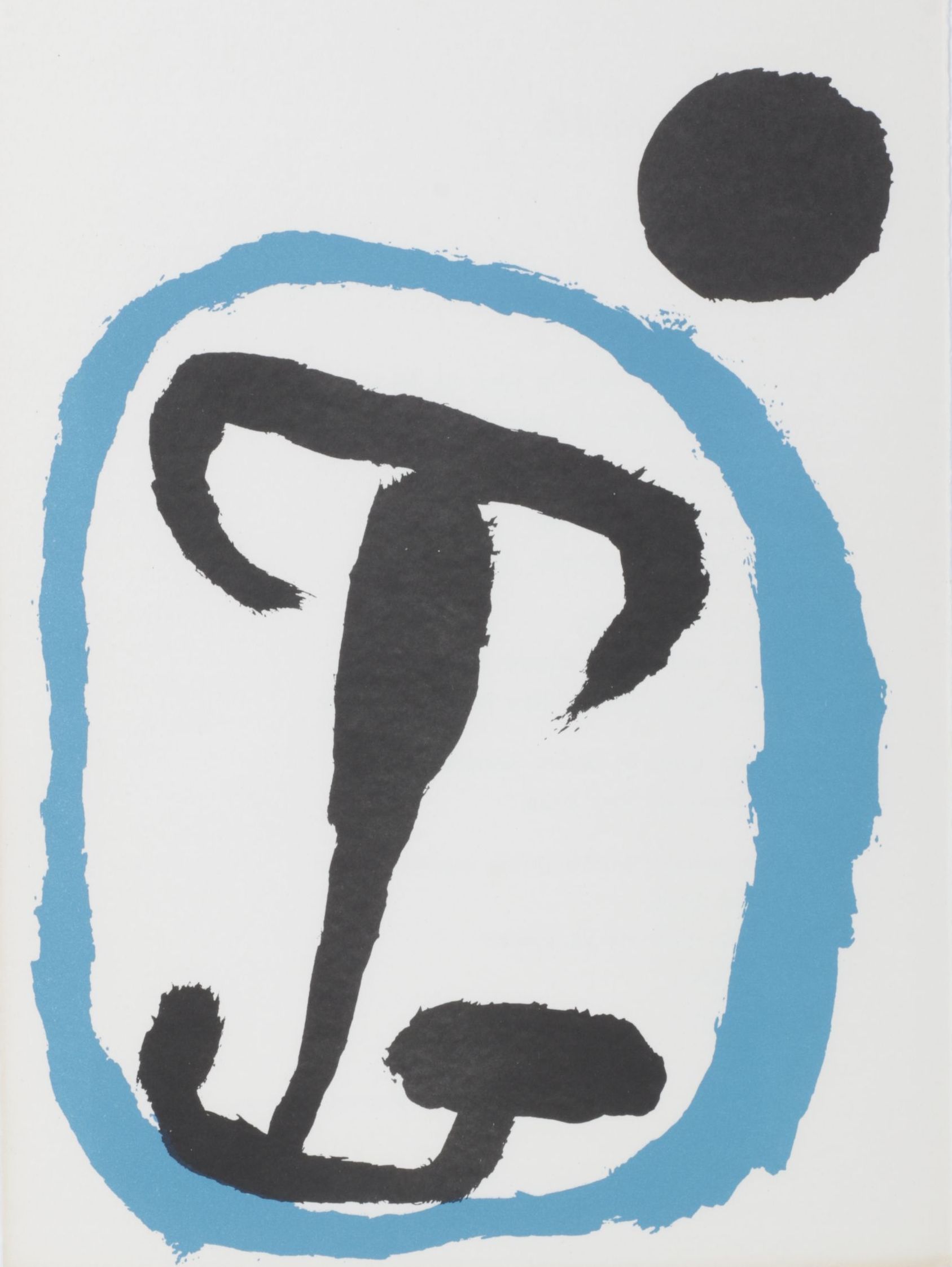 Joan Miró Color Lithograph for "Derrière le Miroir," 1956