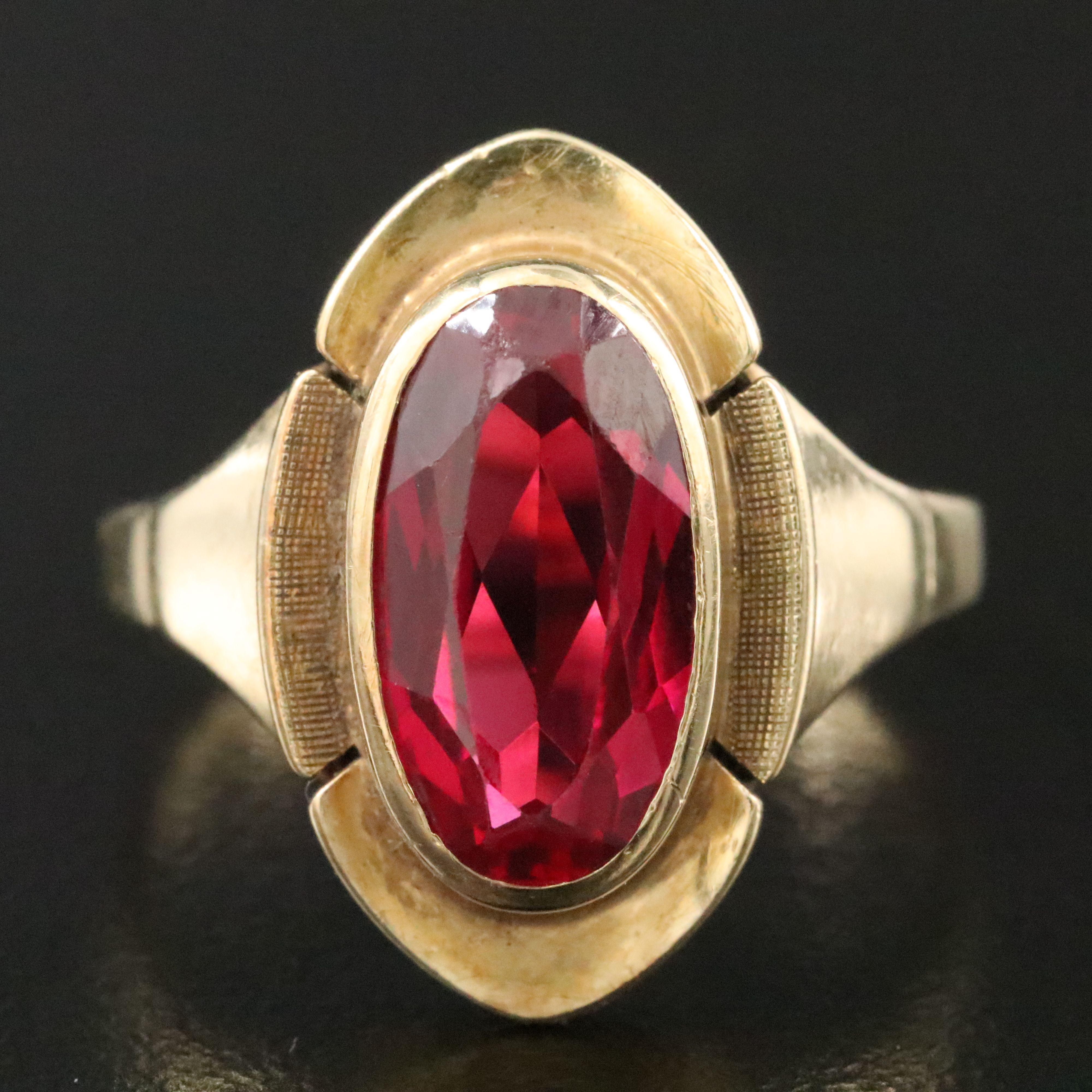 Vintage 14K Ruby Ring