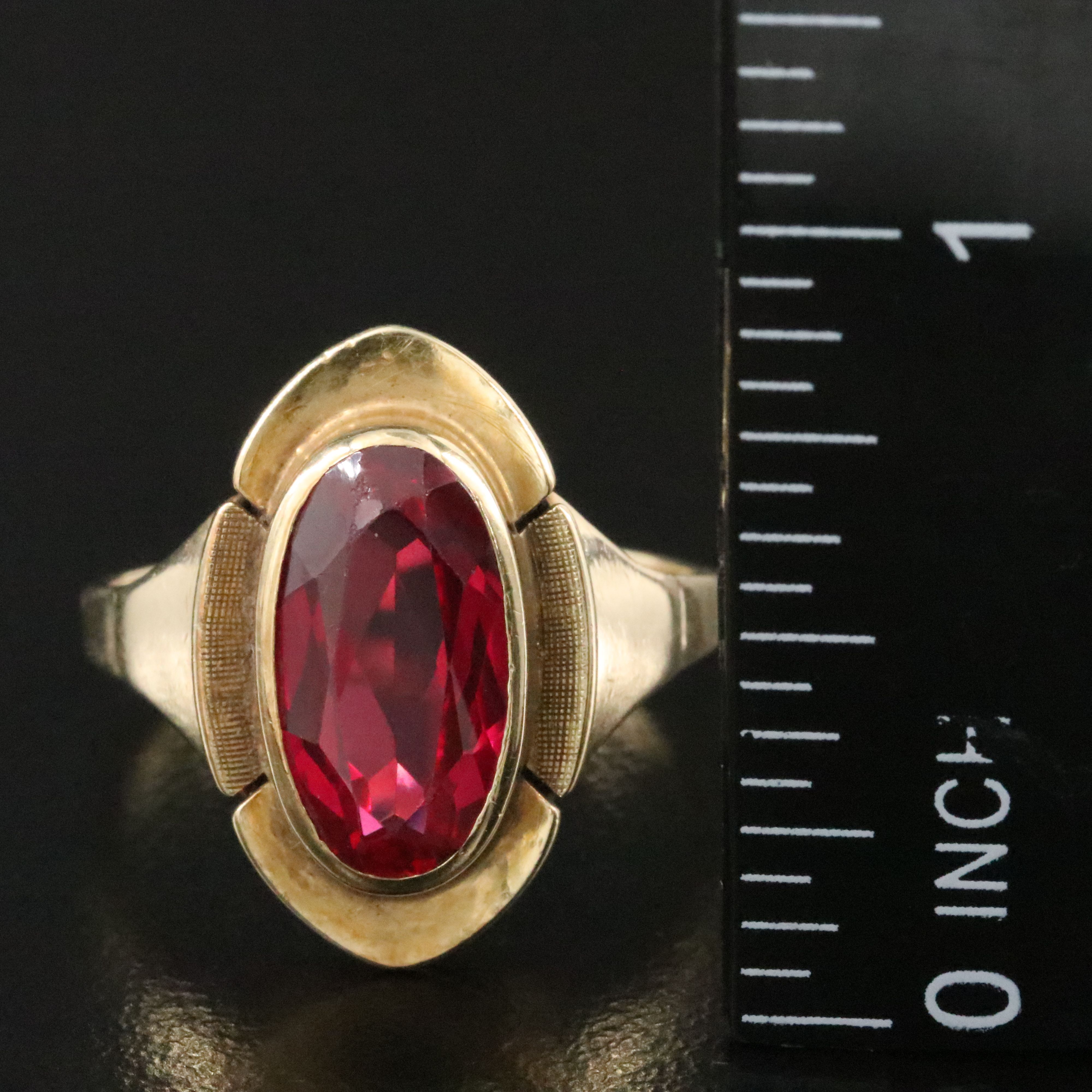 Vintage 14K Ruby Ring