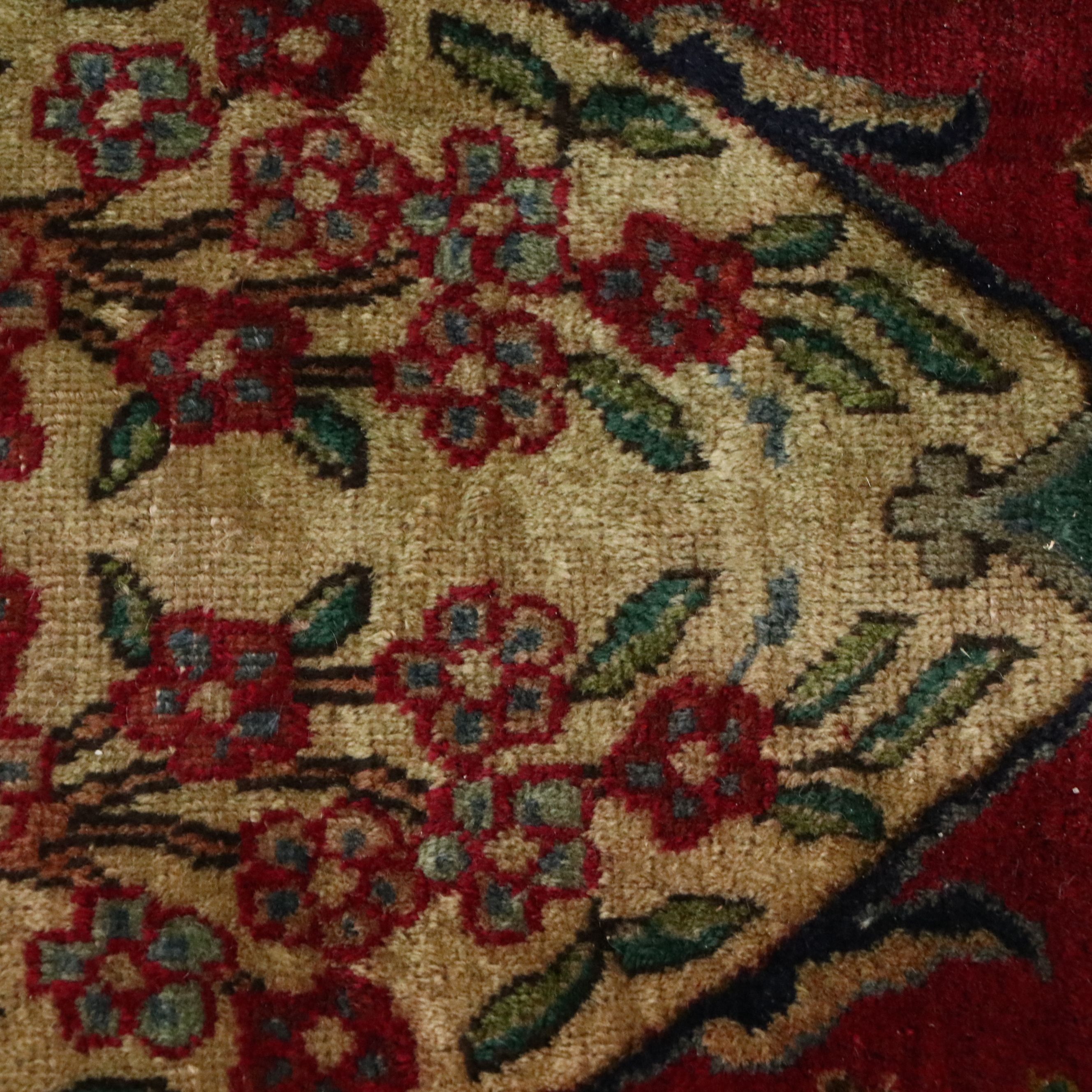 8' x 11'4 Hand-Knotted Persian Kashmar Area Rug