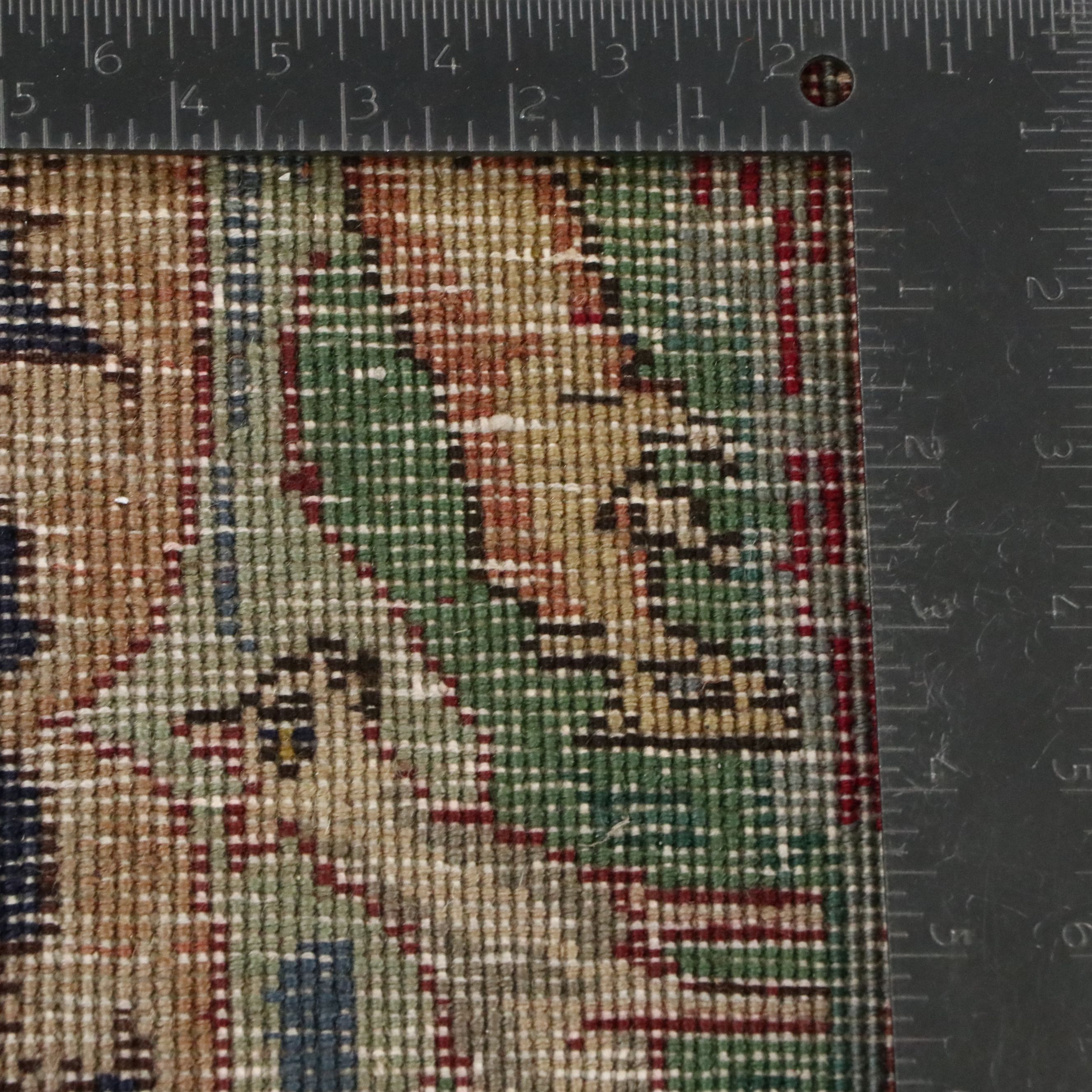 8' x 11'4 Hand-Knotted Persian Kashmar Area Rug