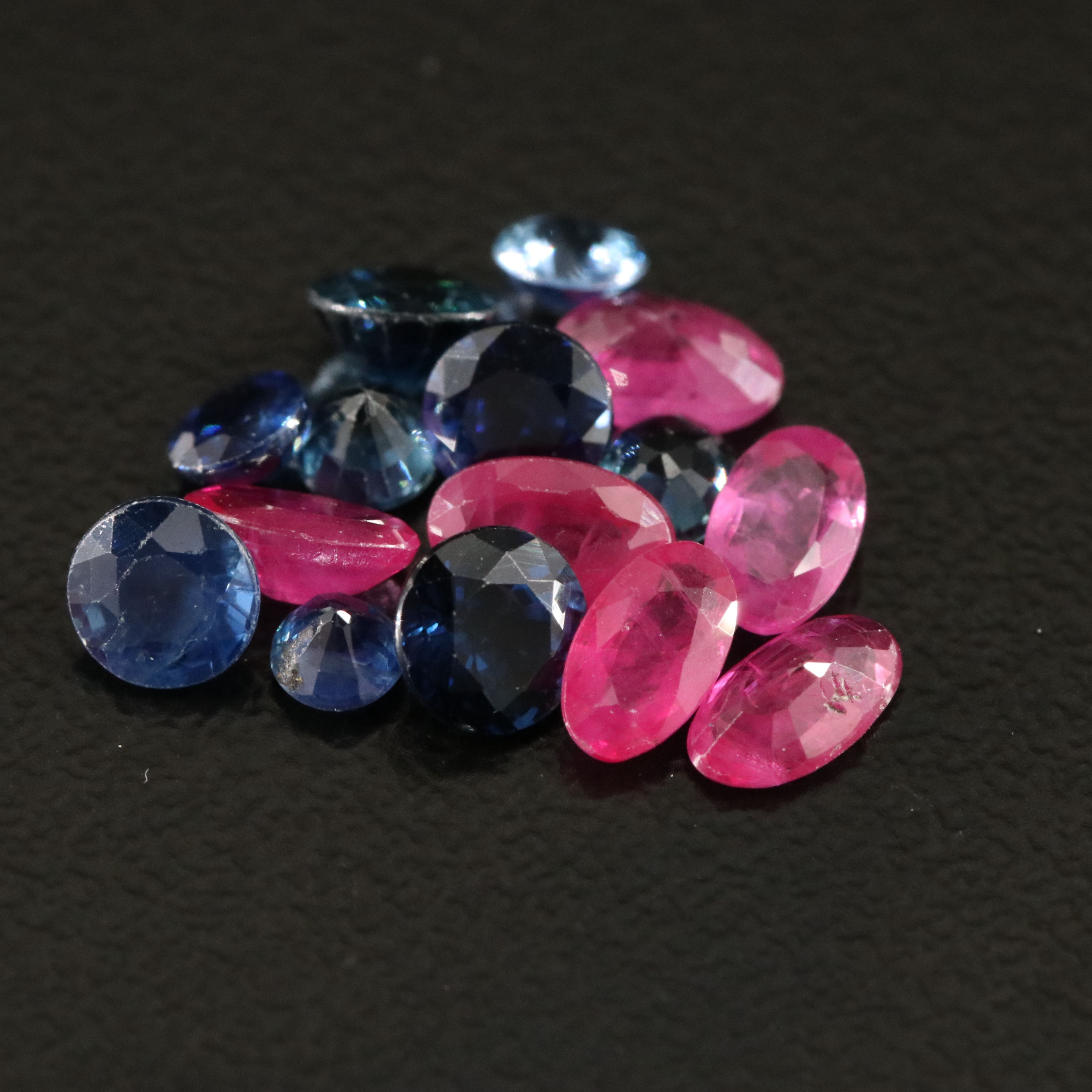 Loose 3.70 CTW Ruby and Sapphire Lot
