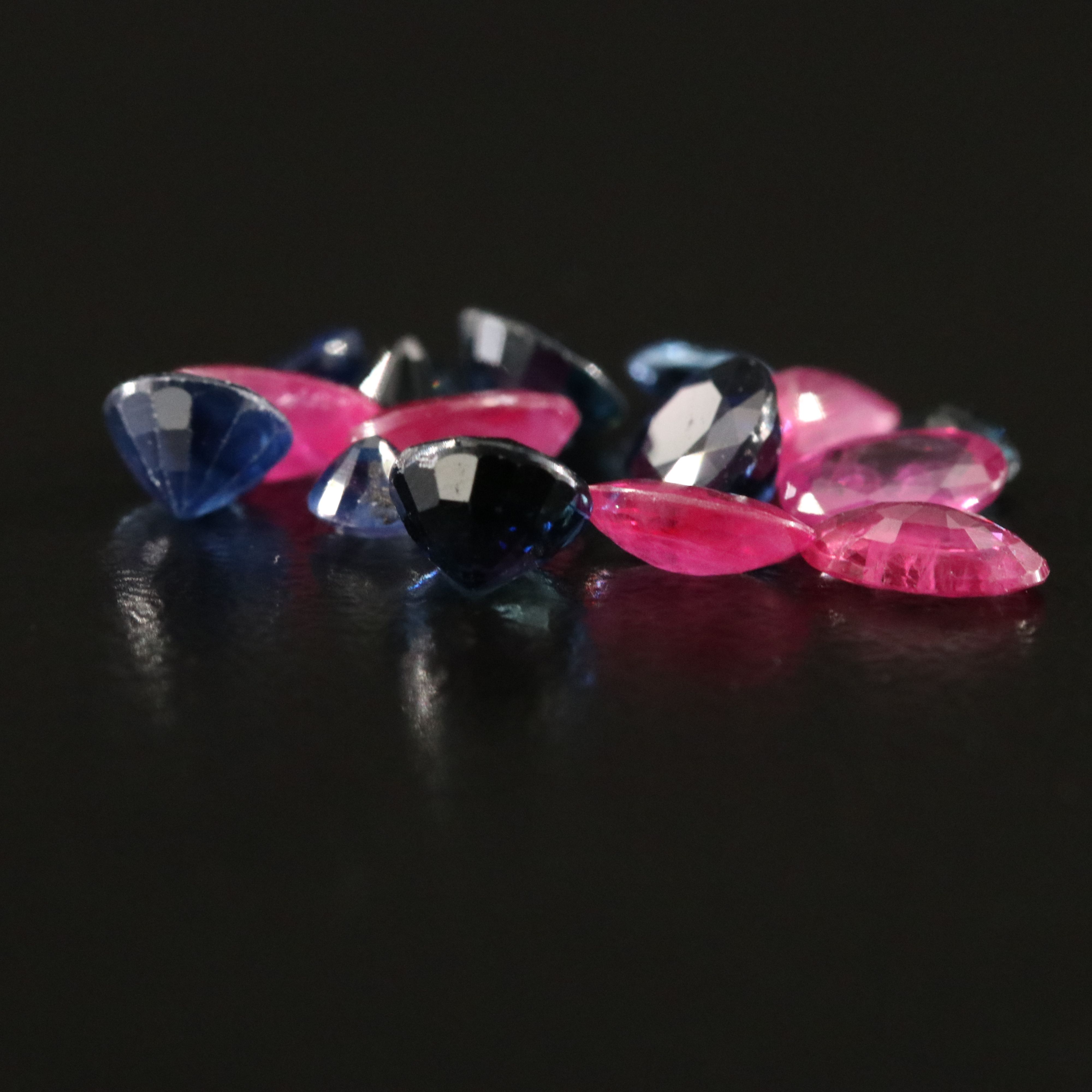 Loose 3.70 CTW Ruby and Sapphire Lot