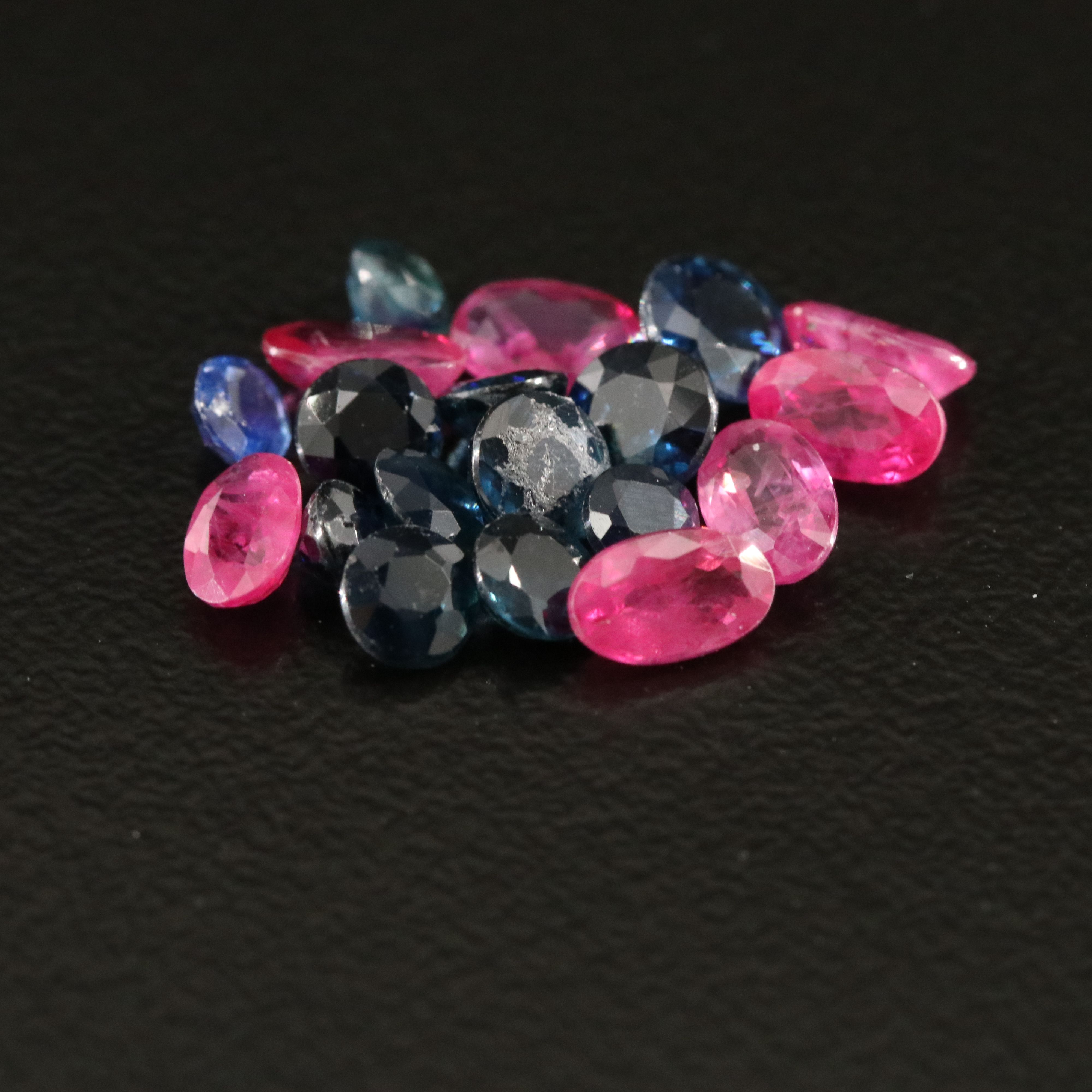 Loose 4.70 CTW Ruby and Sapphire Lot