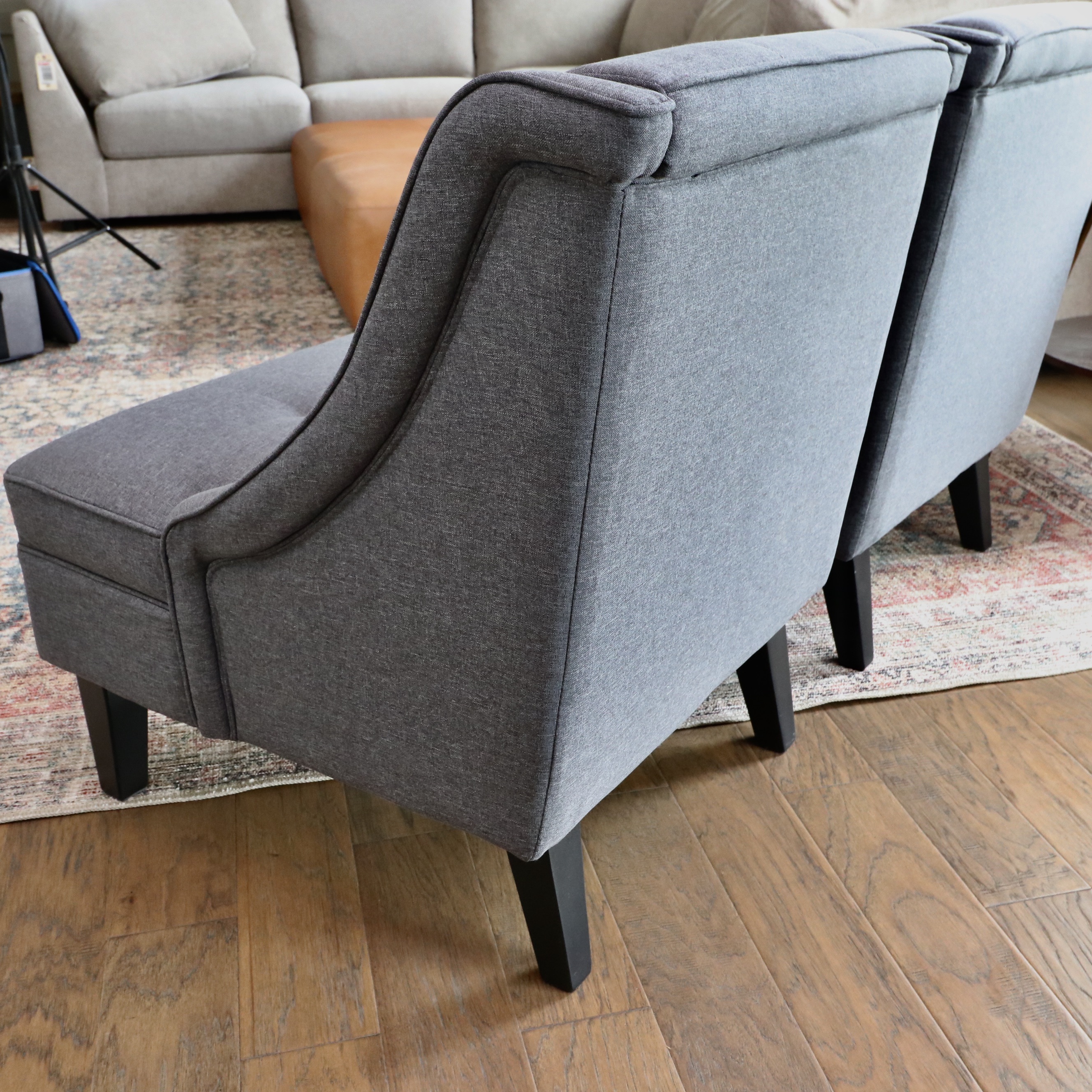Pair of Ashley Furniture "Calion" Upholstered Accent Chairs, 21st Century
