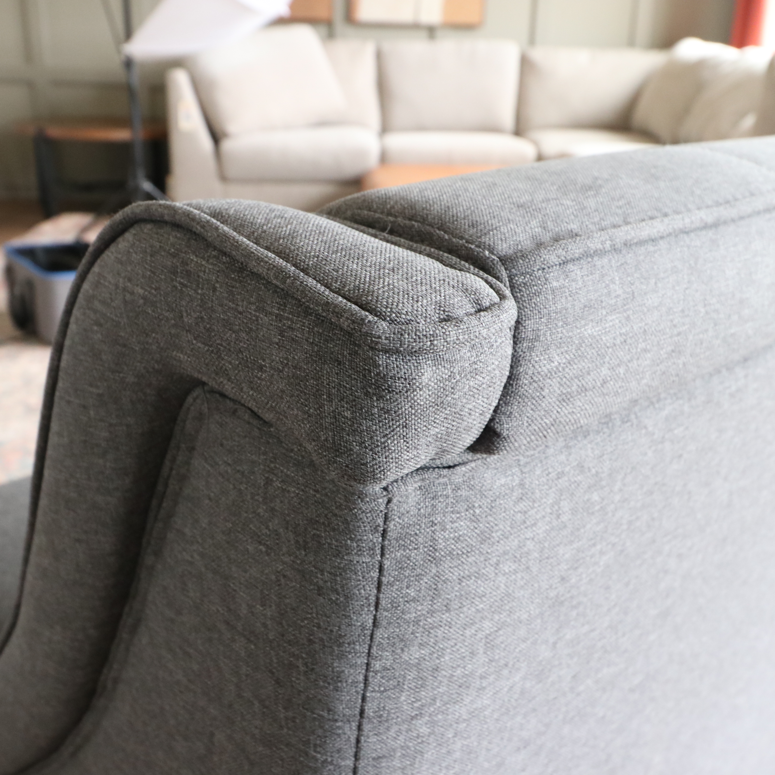 Pair of Ashley Furniture "Calion" Upholstered Accent Chairs, 21st Century