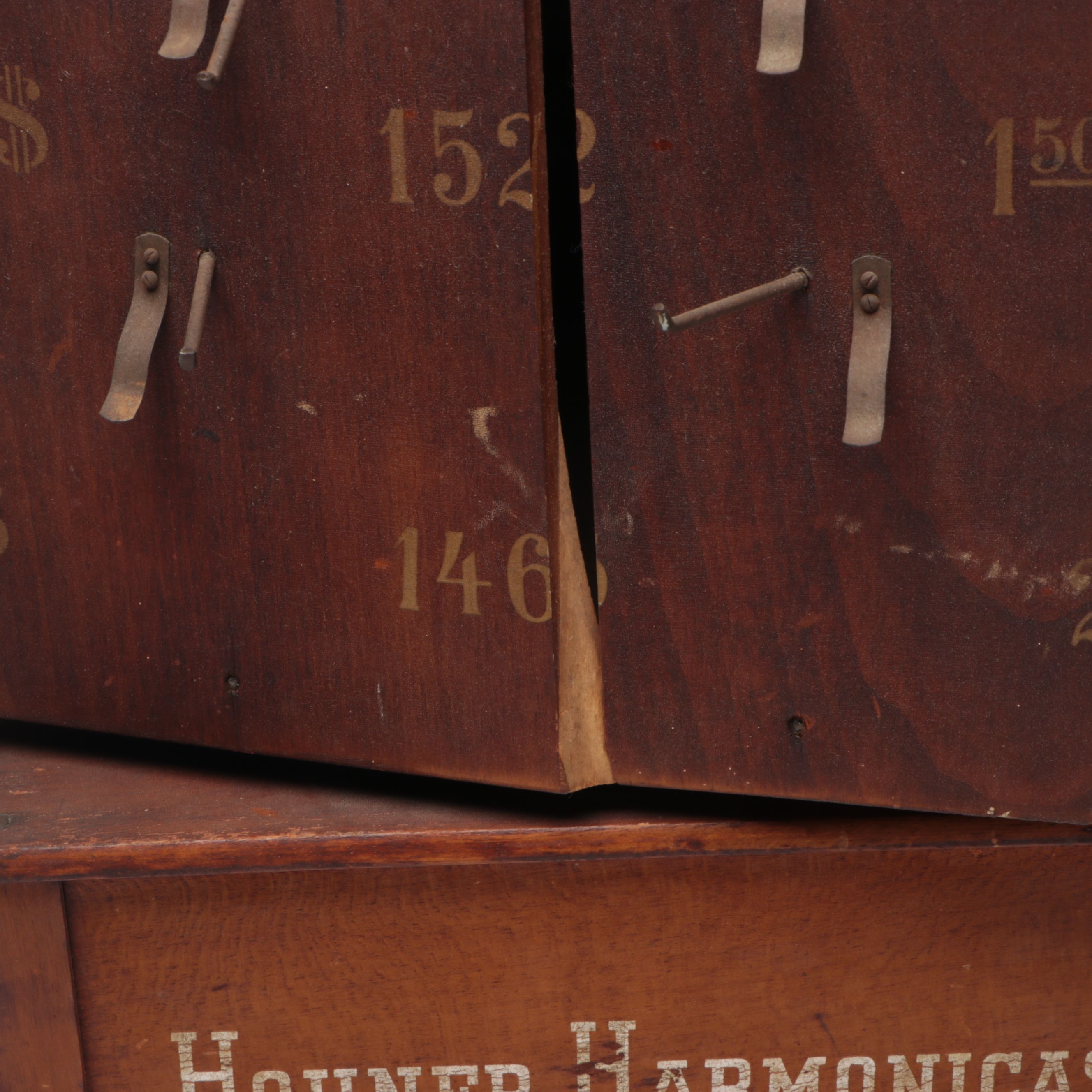 Hohner Harmonicas Rotating Display Stand, Early to Mid-20th Century