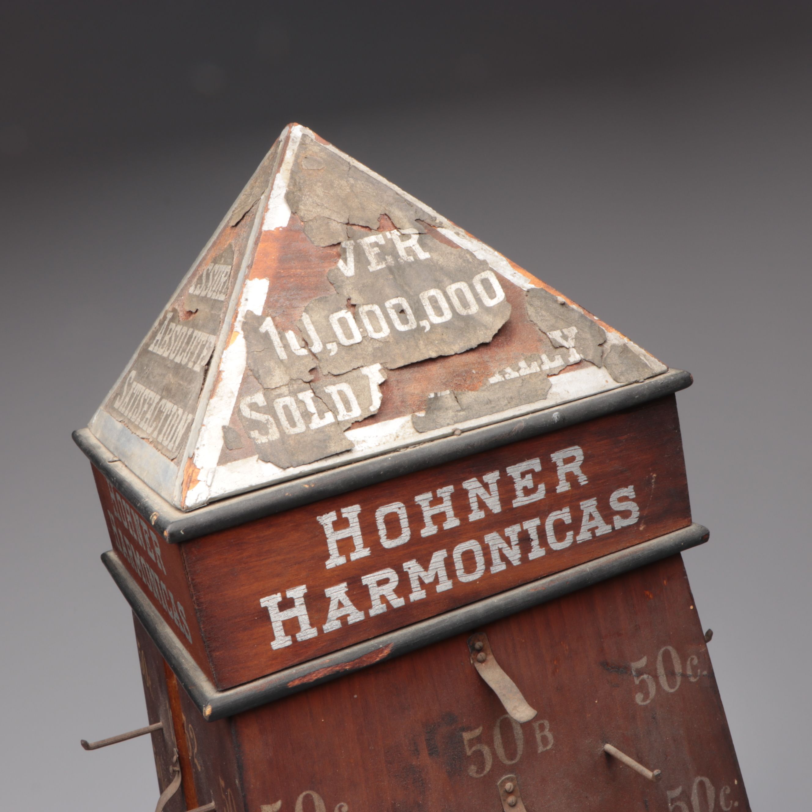 Hohner Harmonicas Rotating Display Stand, Early to Mid-20th Century