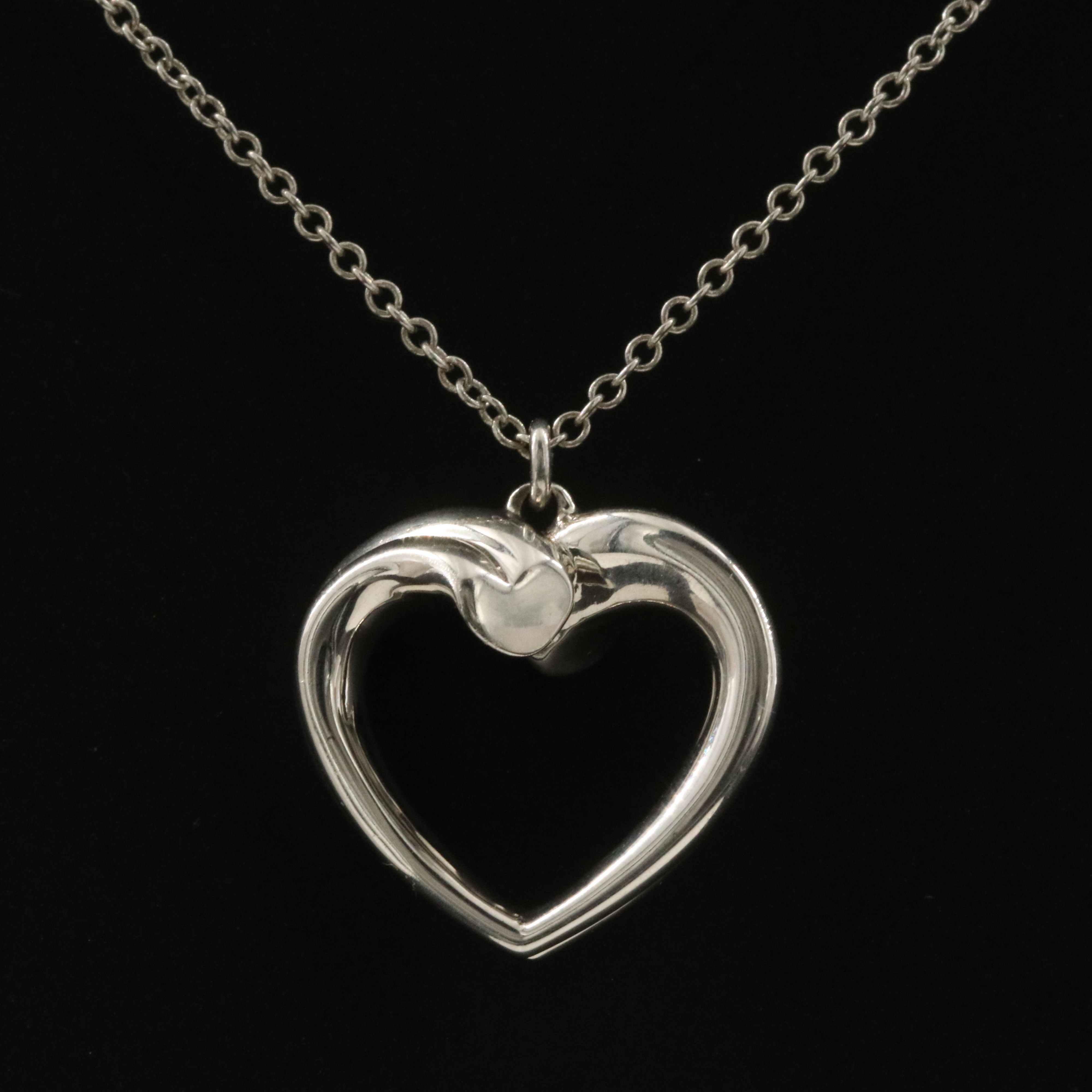 Paloma Picasso for Tiffany & Co. Sterling Tenderness Heart Necklace
